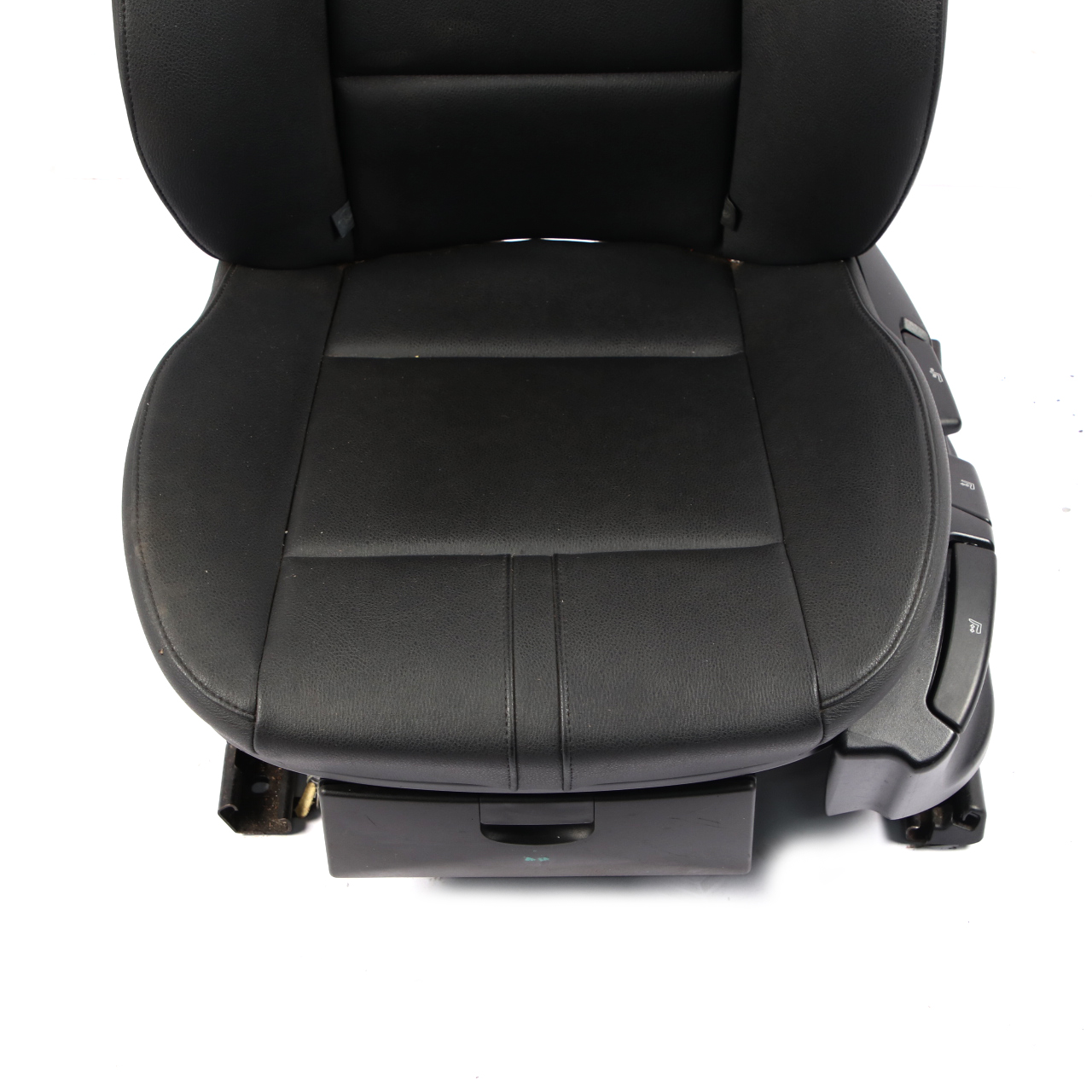 BMW X3 Series E83 LCI Black Imitation Leather Front Left N/S Seat Sensatec