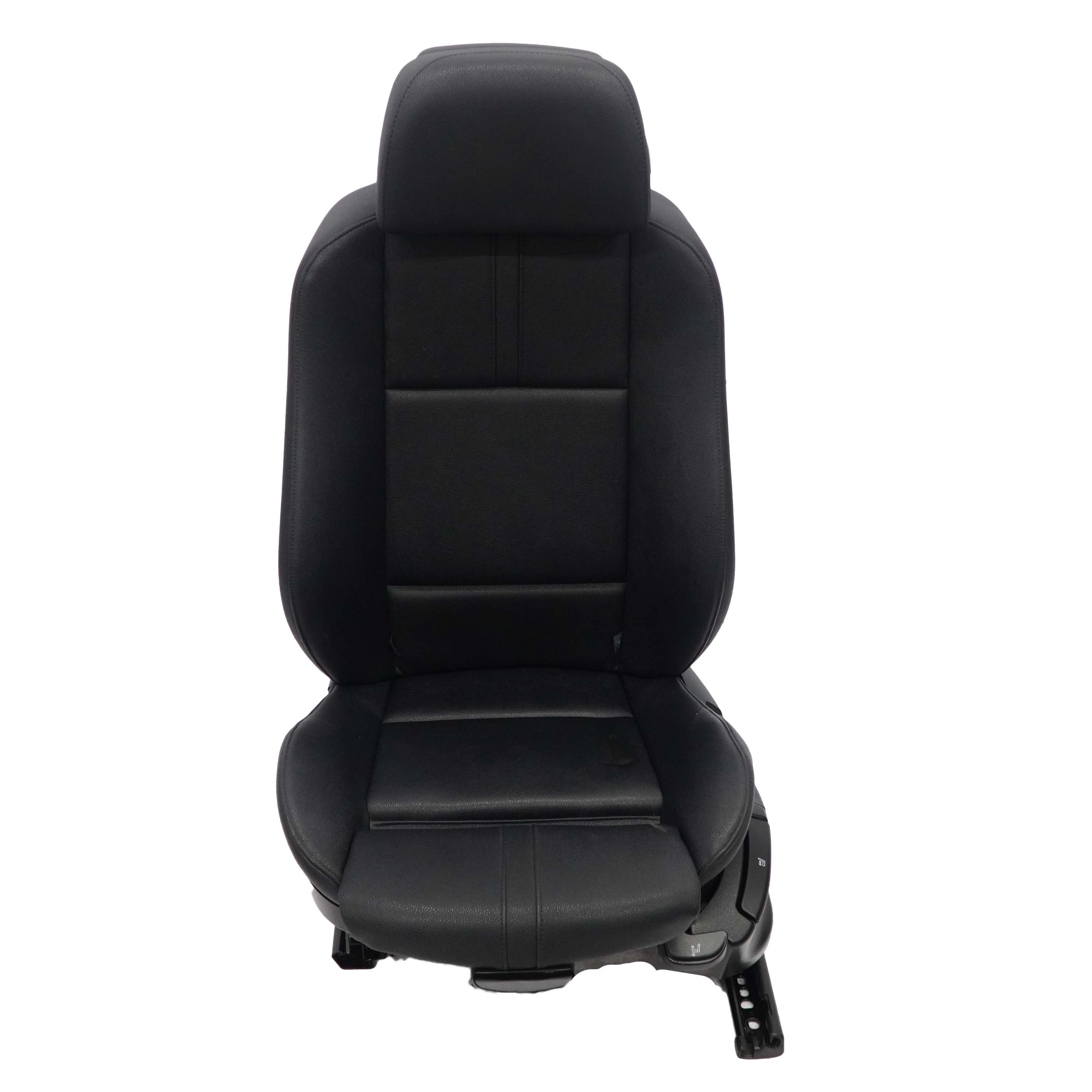 BMW X3 E83 LCI Front Left N/S Sport Seat Imitation Leather Sensatec Black Heated