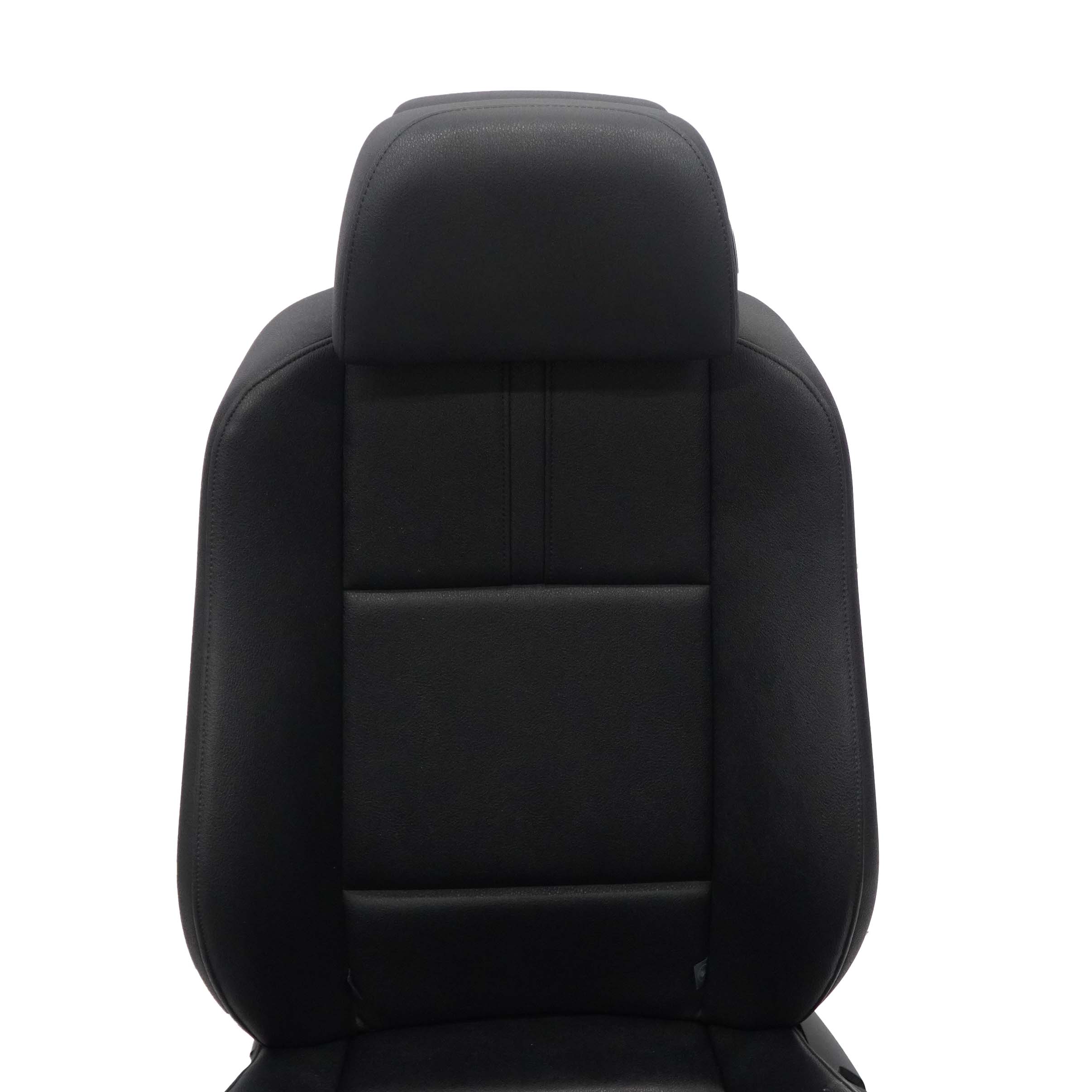 BMW X3 E83 LCI Front Left N/S Sport Seat Imitation Leather Sensatec Black Heated