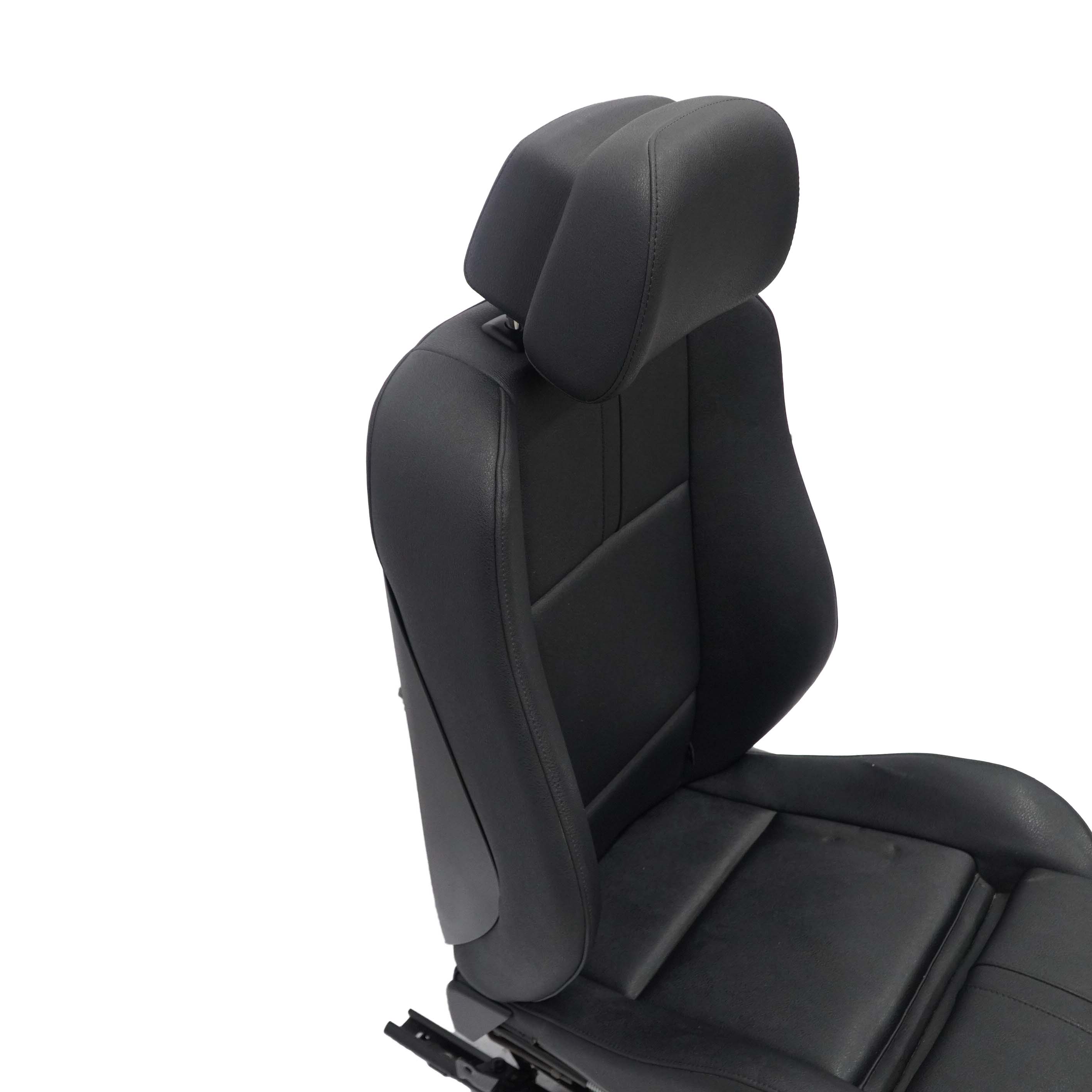 BMW X3 E83 LCI Front Left N/S Sport Seat Imitation Leather Sensatec Black Heated