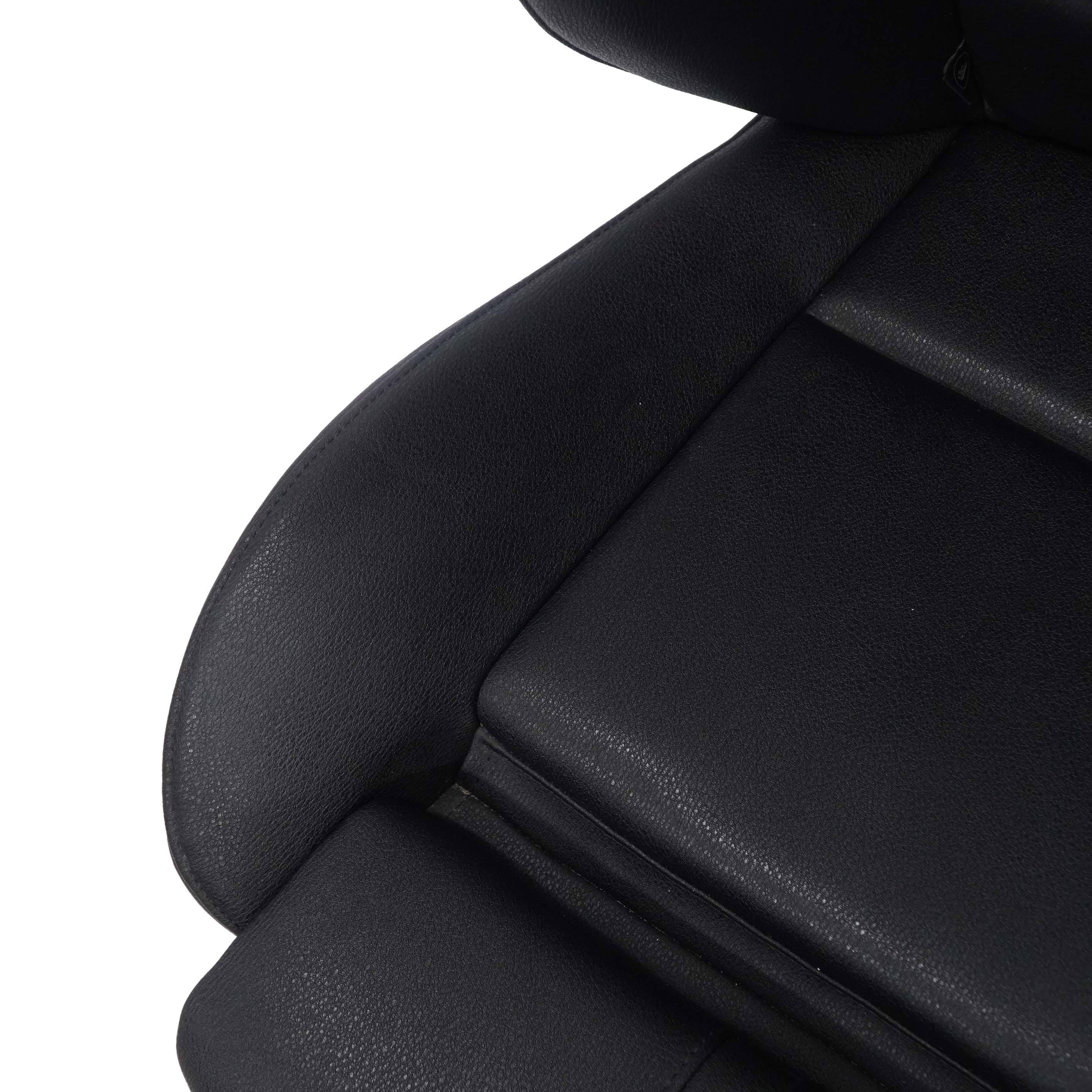 BMW X3 E83 LCI Front Left N/S Sport Seat Imitation Leather Sensatec Black Heated