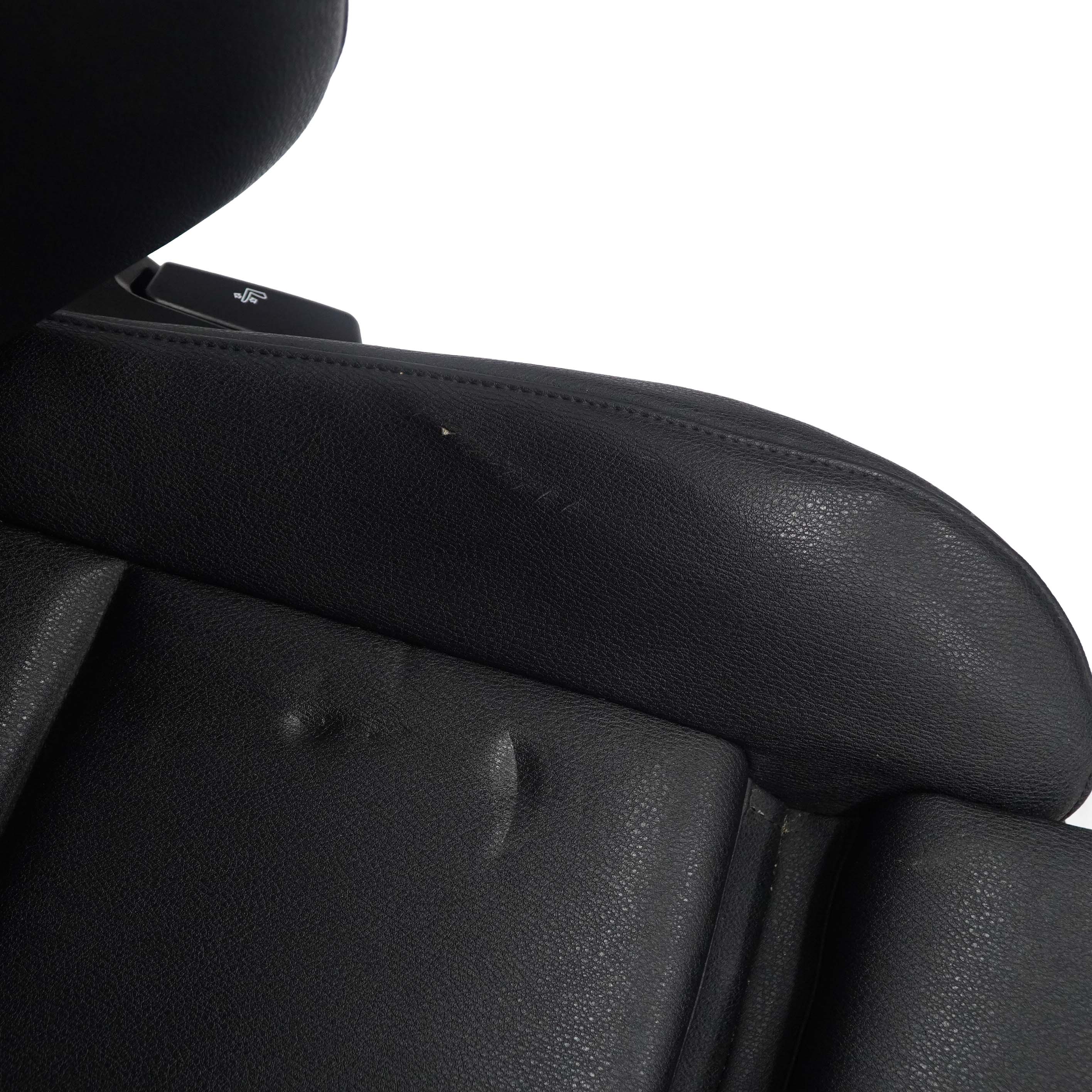 BMW X3 E83 LCI Front Left N/S Sport Seat Imitation Leather Sensatec Black Heated