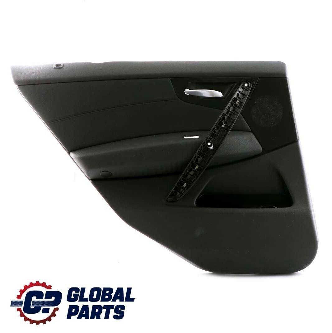 BMW X3 Series E83 LCI Rear Left N/S Door Card Lining Trim Sensatec Vinyl Black