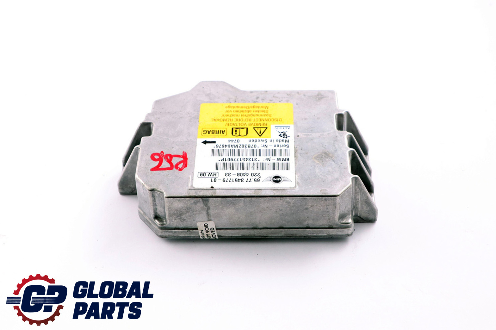 Mini Cooper One R55 R56  Airbag ECU Control Unit Module 3451779