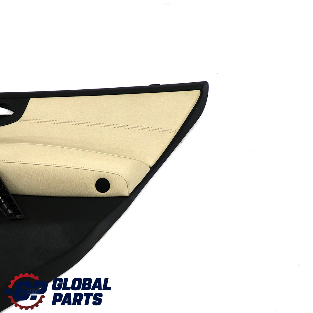 BMW X3 E83 LCI Rear Right O/S Door Card Lining Trim Leather Nevada Oyster