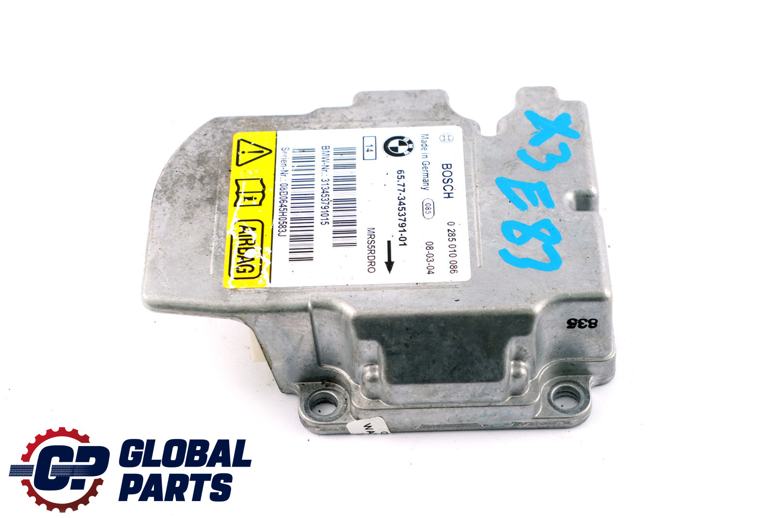 BMW X3 E83 LCI Crash System Control Unit Module ECU 3453791