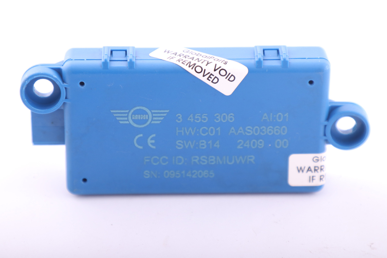 Mini R57 Cabrio Convertible DWA Alarm System Relay ECU 3455306 65753455306