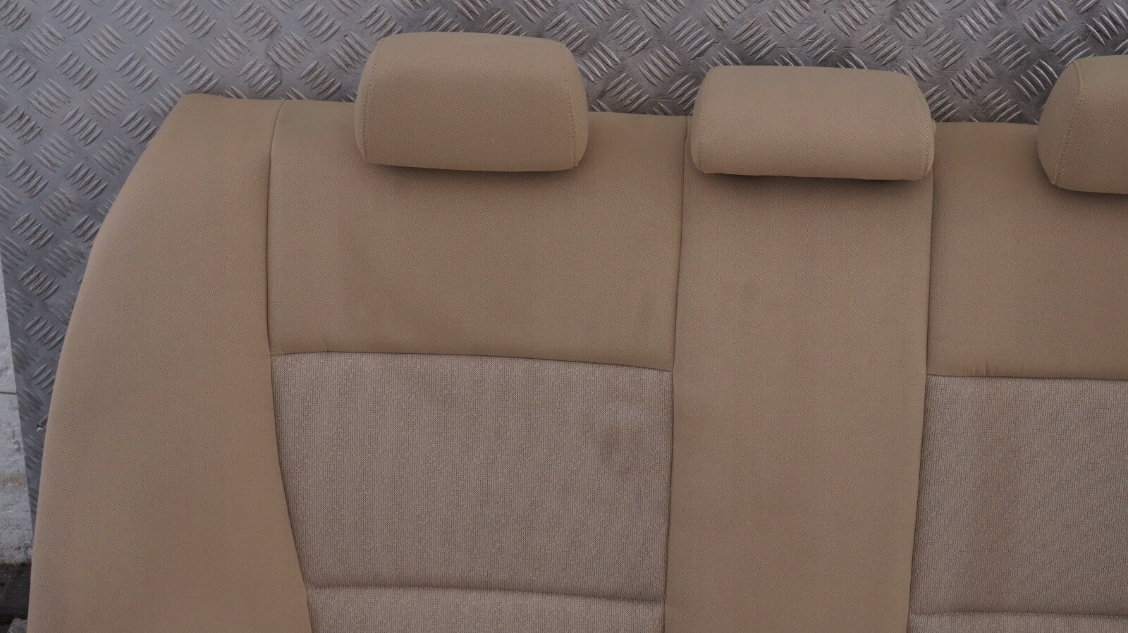 BMW 3 SERIES E90 Cover Backrest Rear Seat Couch Cloth Stoff Fluid Beige