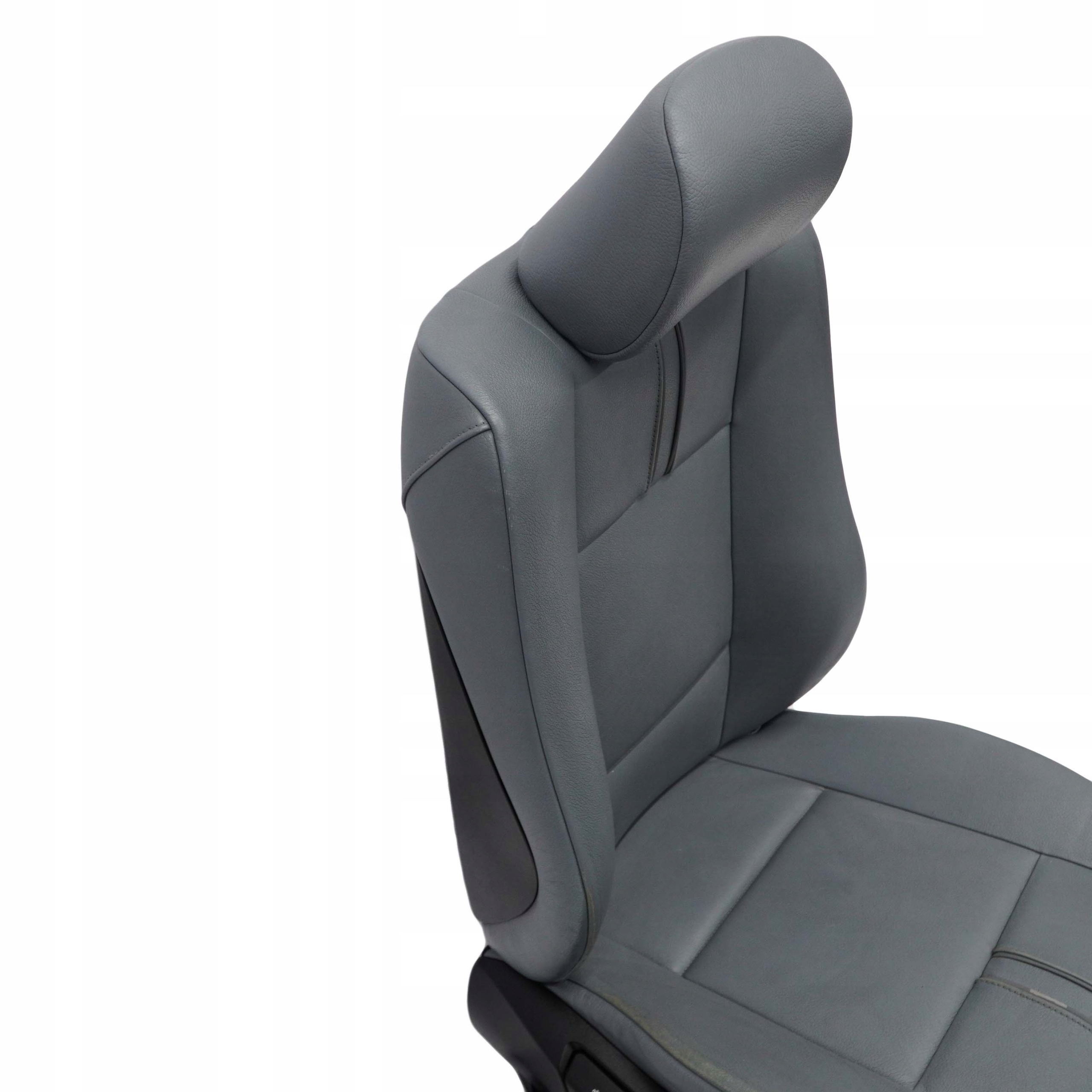 BMW X3 Series E83 Leather Ambiente Grey Blue Grau Leather Front Right O/S Seat