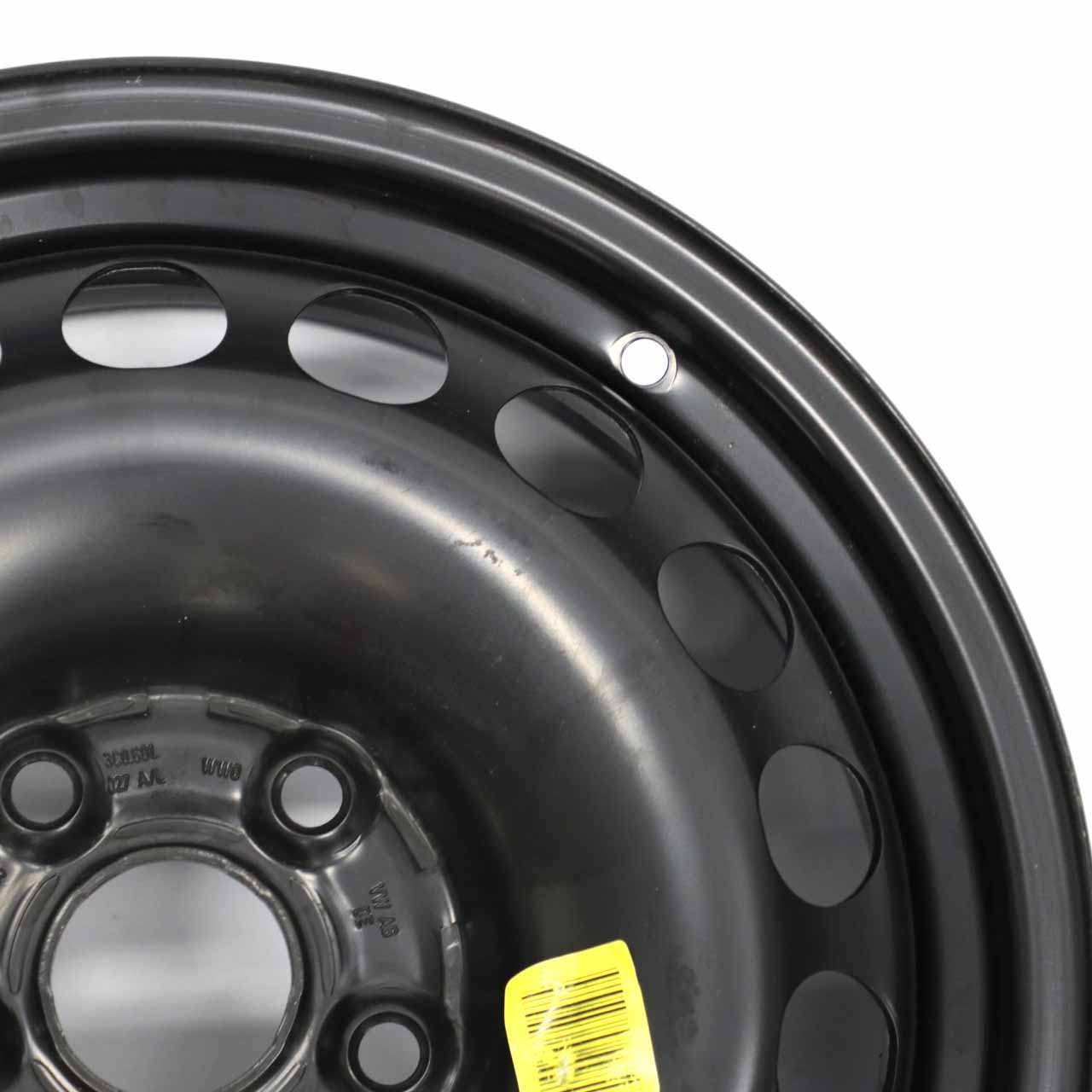 VW Volkswagen Passat B6 Black Steel Wheel Rim 16" 7J ET:45 5x112 3C0601027A