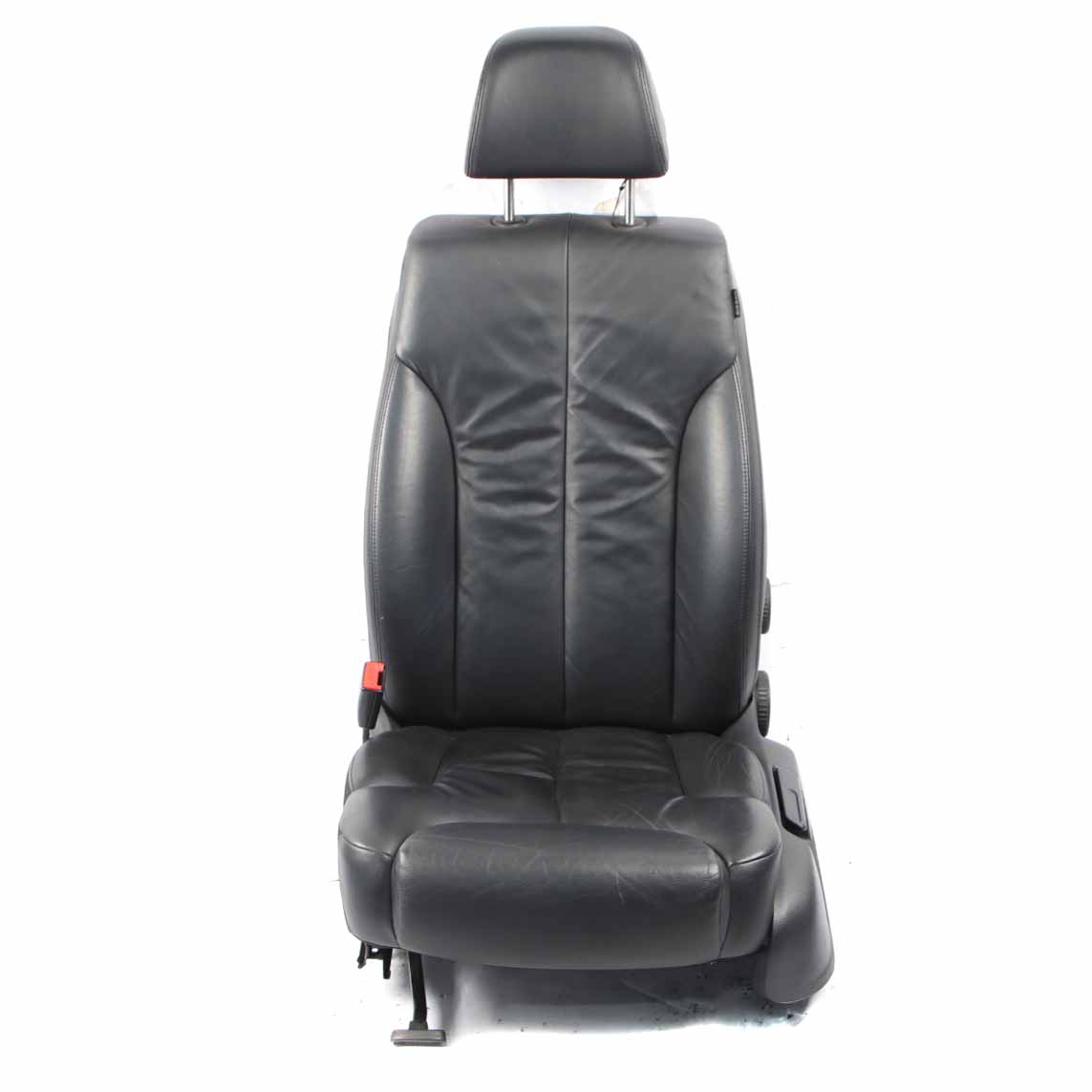 Front Seat Volkswagen Passat B6 Left N/S Leather Black Heated