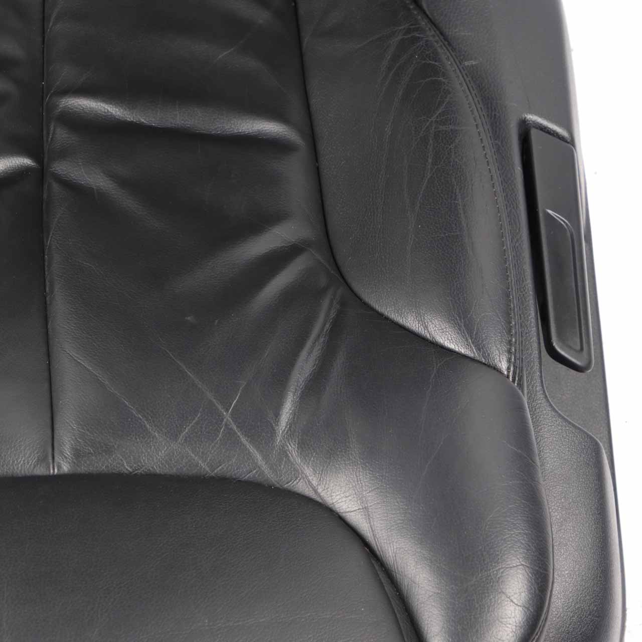 Front Seat Volkswagen Passat B6 Left N/S Leather Black Heated