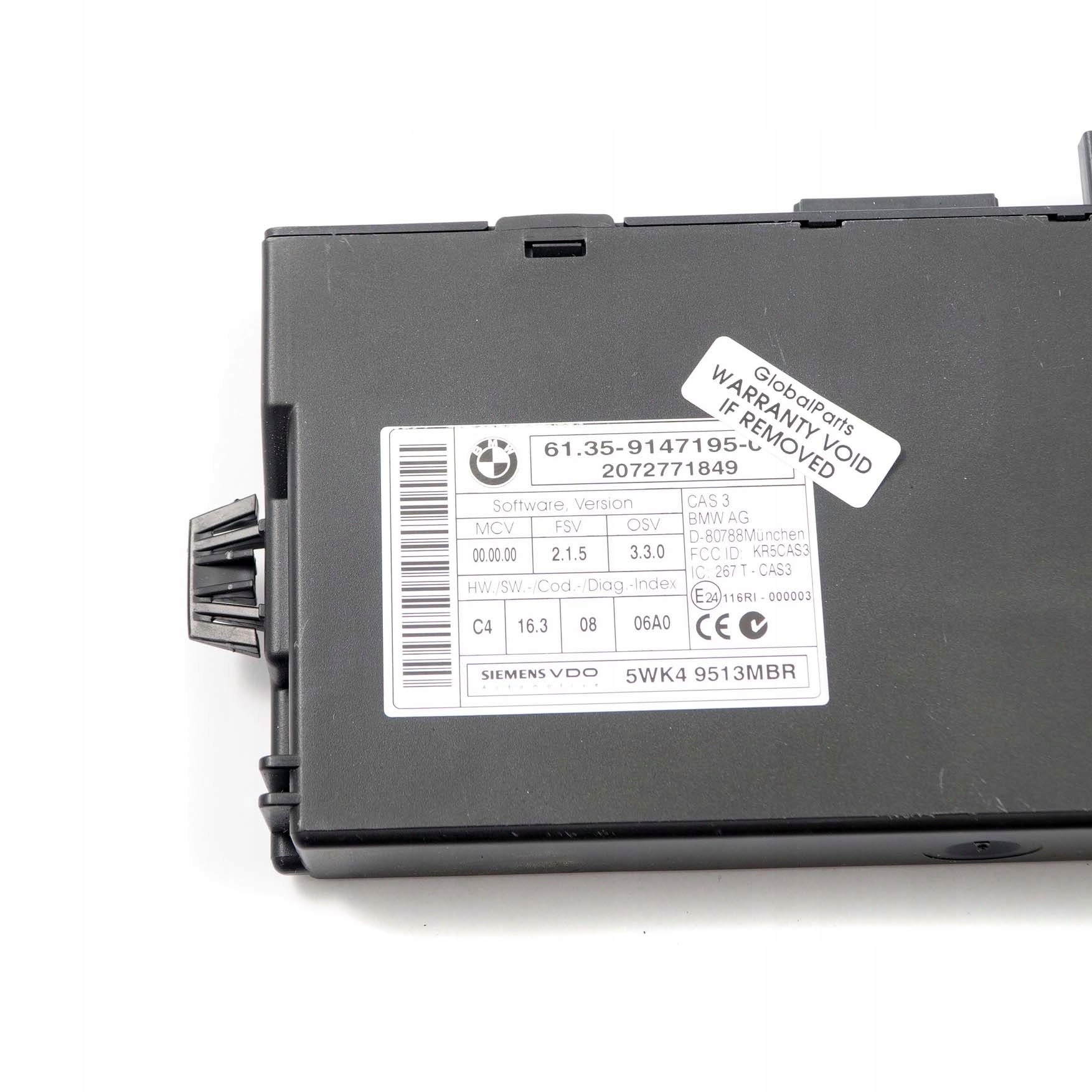 BMW E60 E87 E90 120d 320d 520d N47 ECU Kit DDE 7809000 CAS3 + Key Automatic