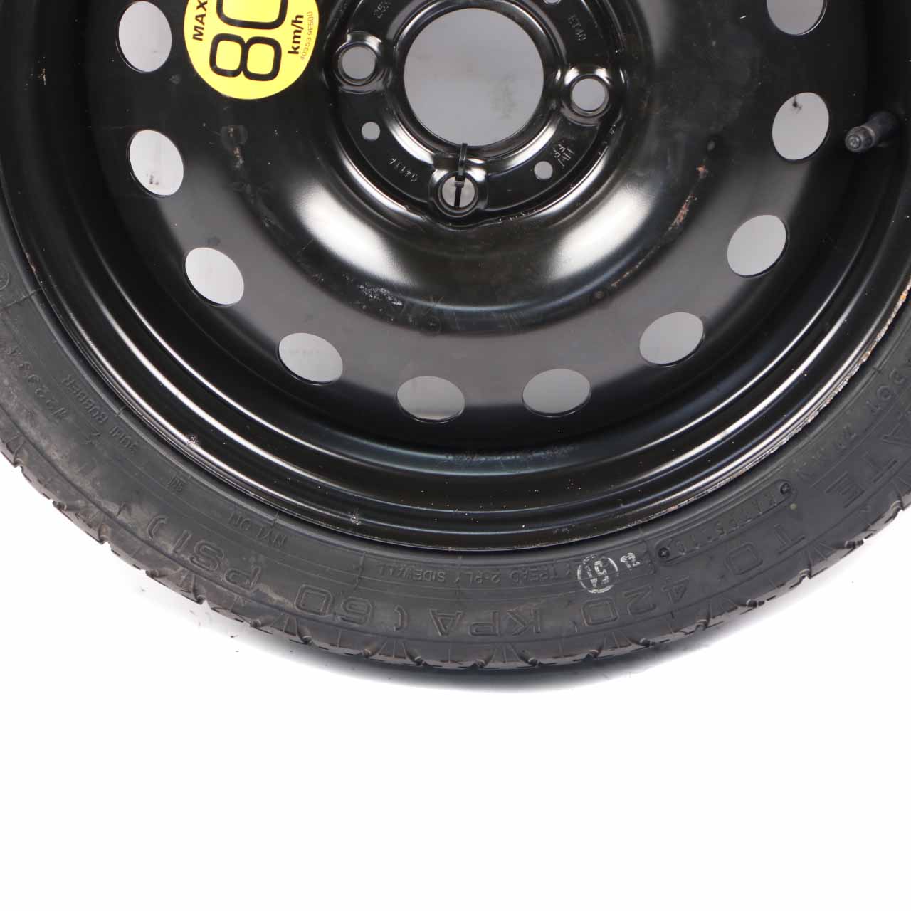 Nissan Note Spare Steel Wheel Rim 15" ET:40 4J Dunlop 125/70 403009U07A