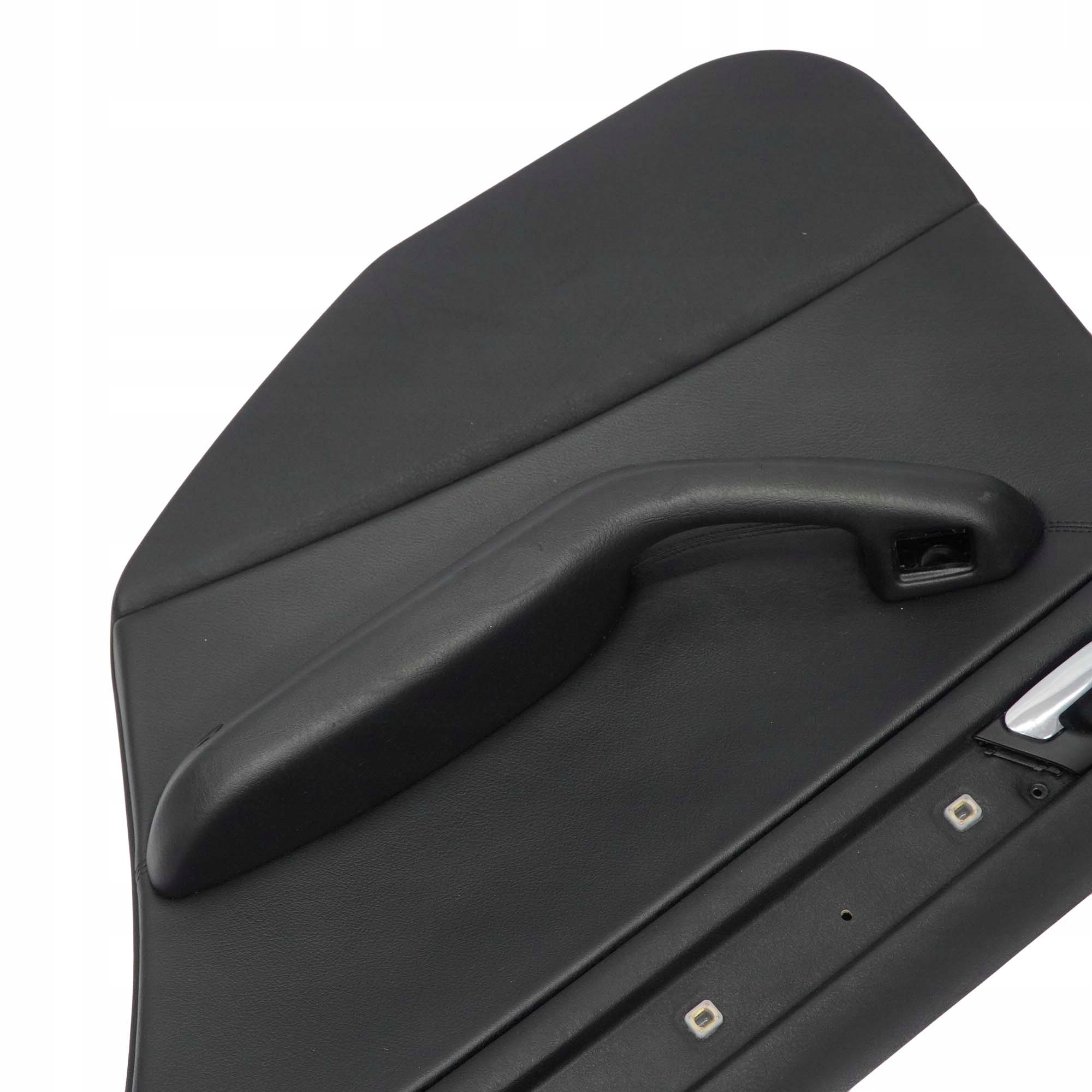 BMW 3 E46 Saloon Rear Right O/S Trim Panel Door Card Leather Montana Black