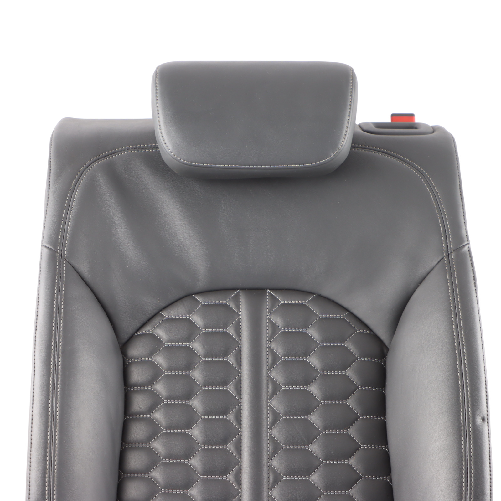 Audi RS6 C7 Rear Seat Backrest Heated Left N/S Covering Black Leather Soul