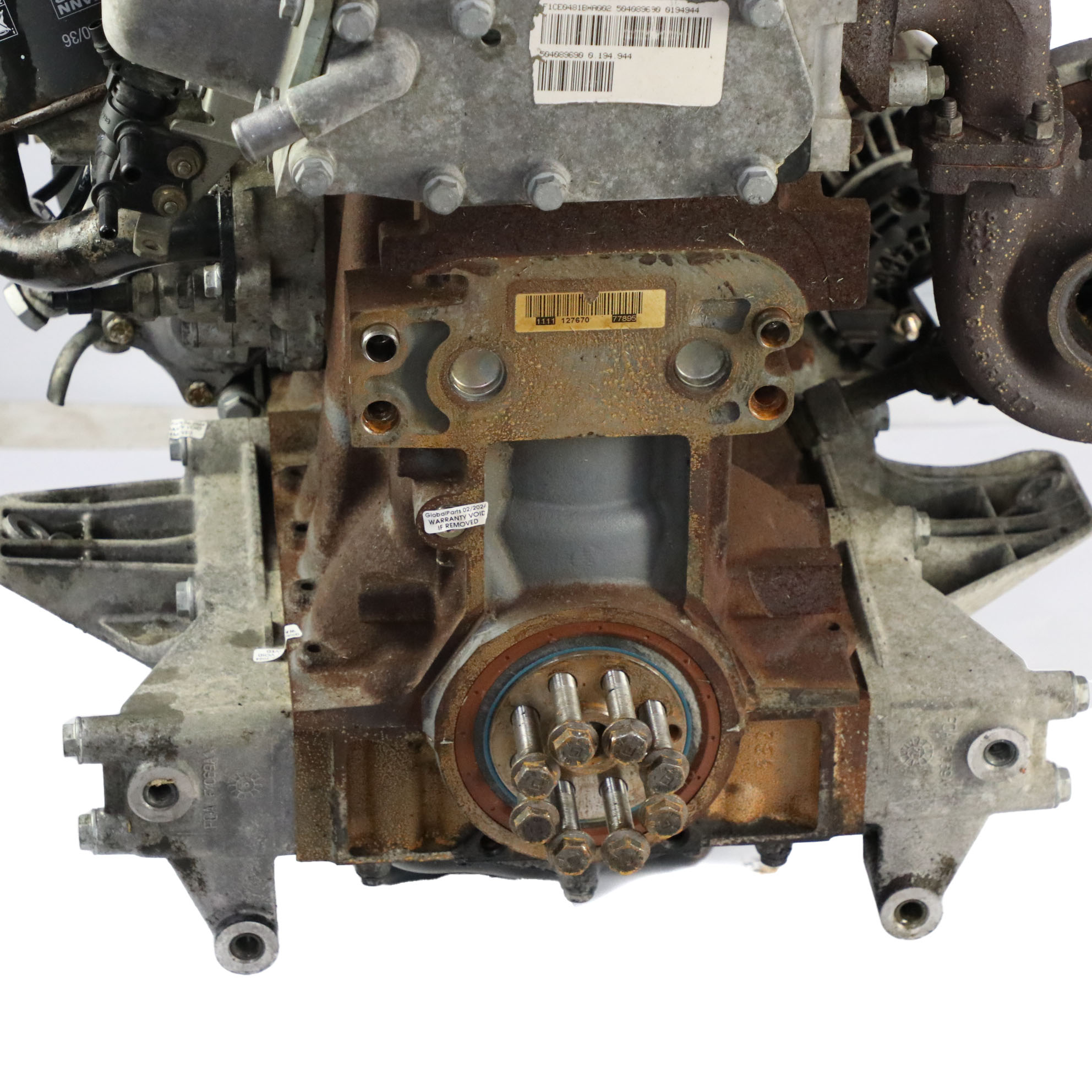 Iveco Daily 3 3.0 Diesel Bare Engine F1CE0481B 166HP 49k miles, WARRANTY