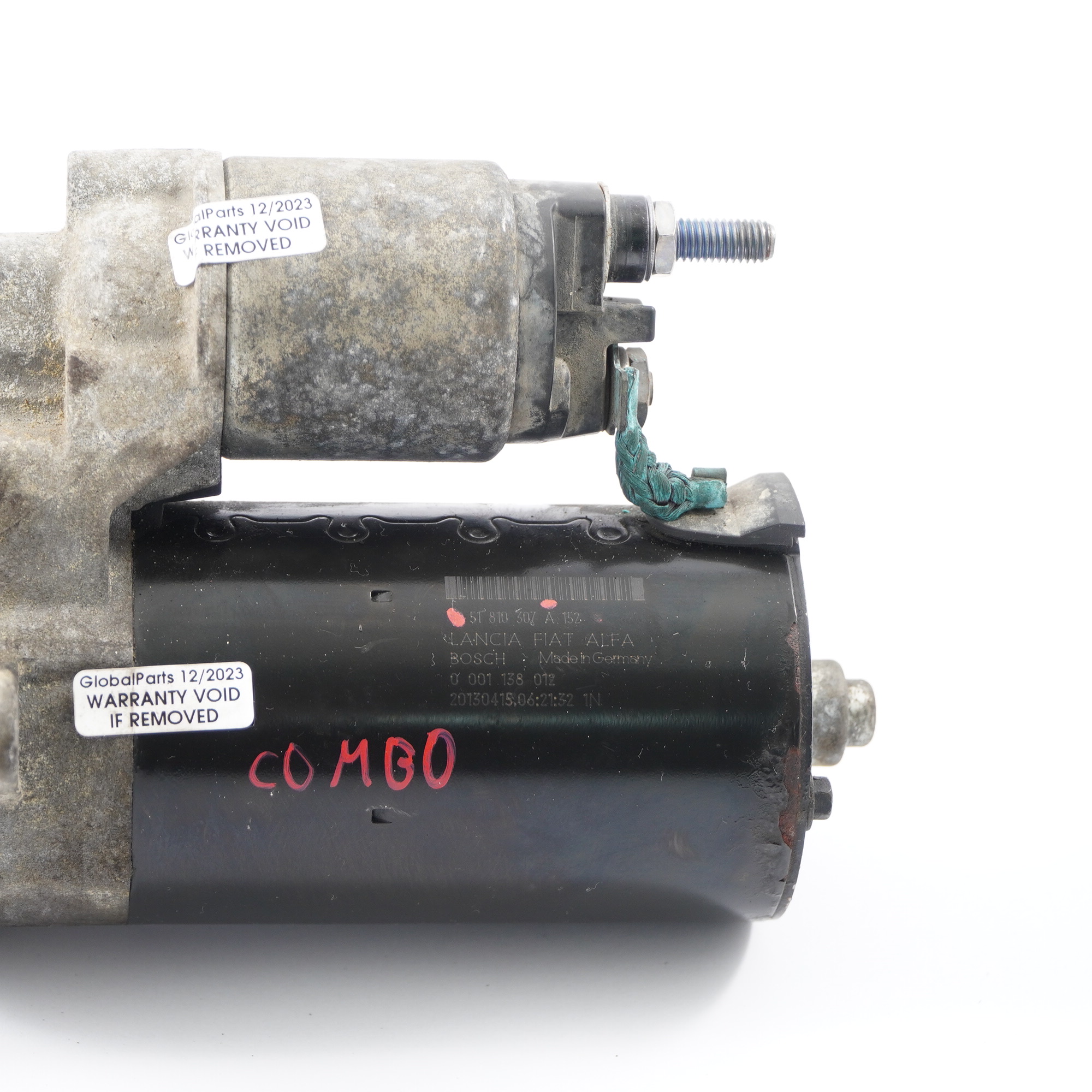 Vauxhall Combo Fiat Punto 1.3 Diesel Starter Motor 51810307A152