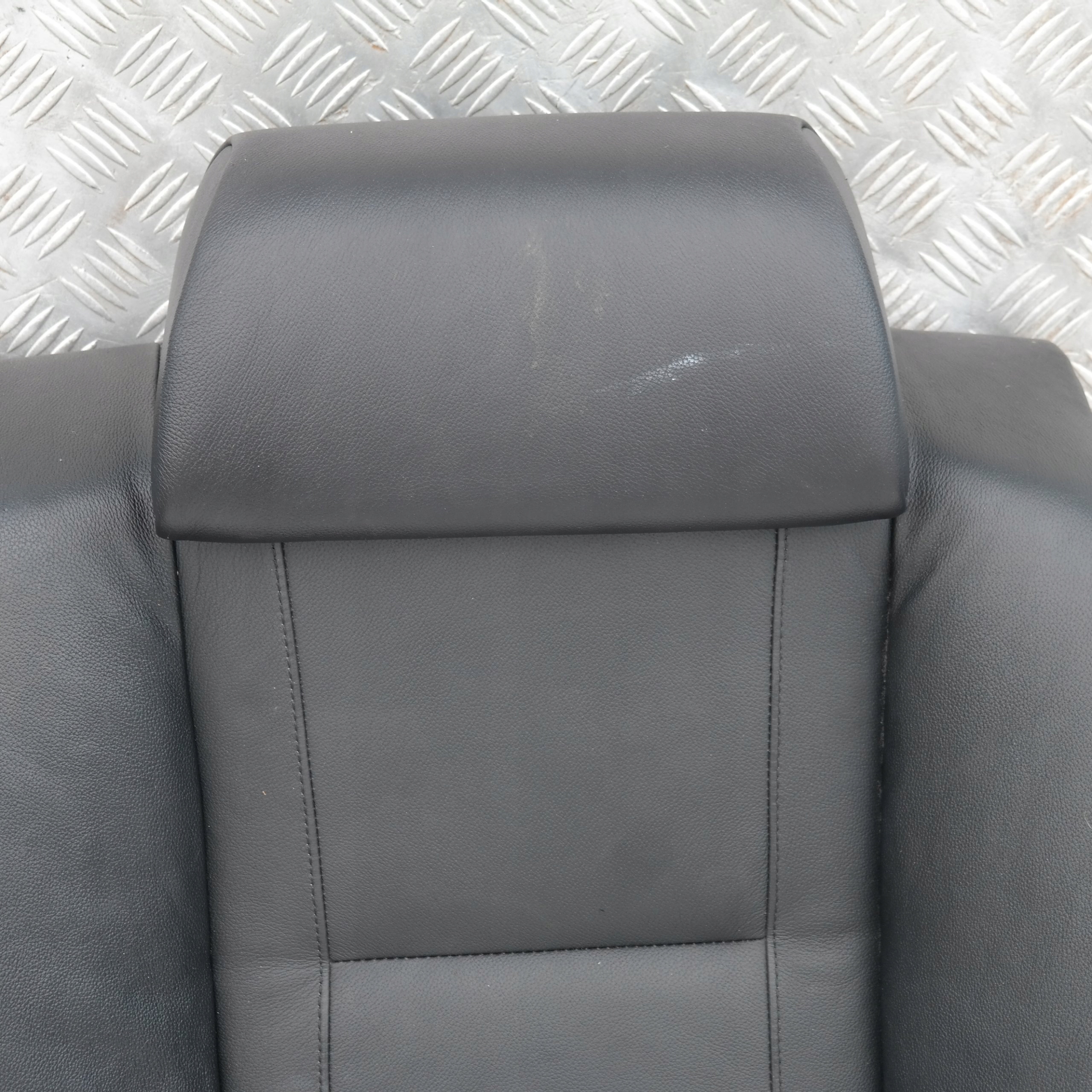 BMW 7 Series E65 E66 E67 Black Leather Rear Seat Right O/S Backrest Cover