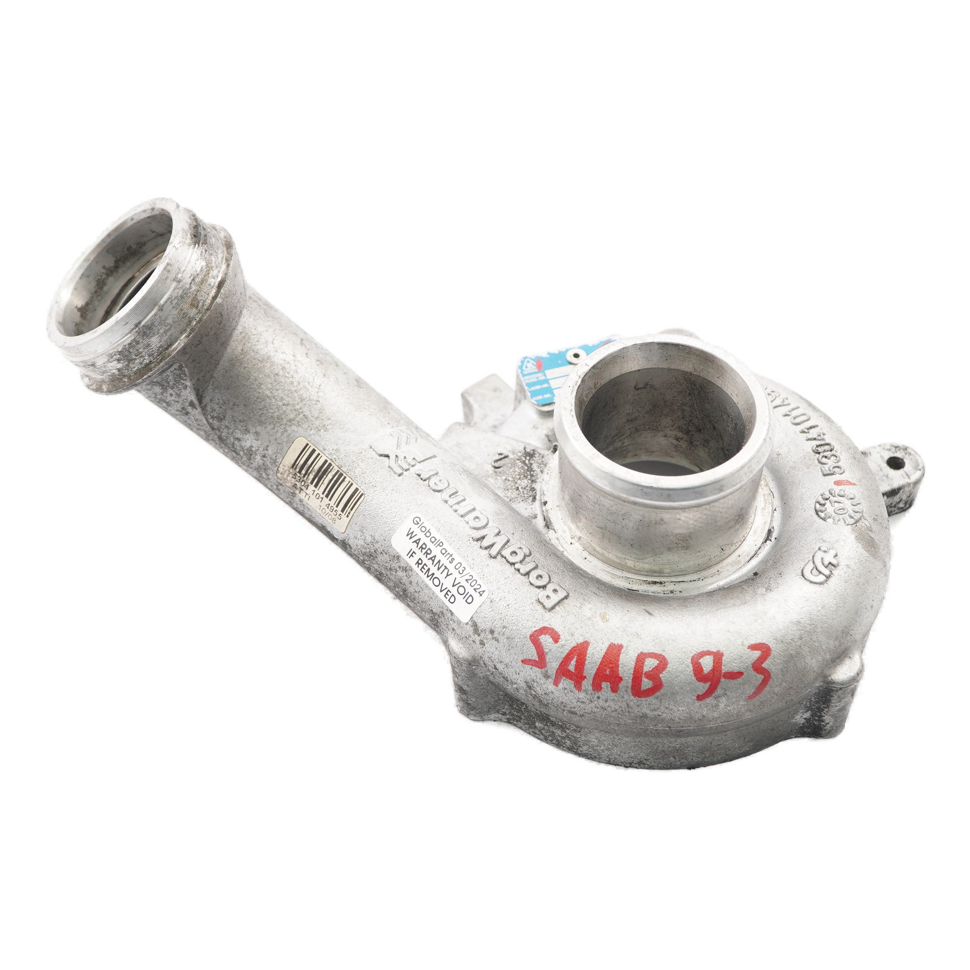 Saab 9-3 1.9 TTiD Diesel Turbo Turbocharger Part Cover Housing 53041014989