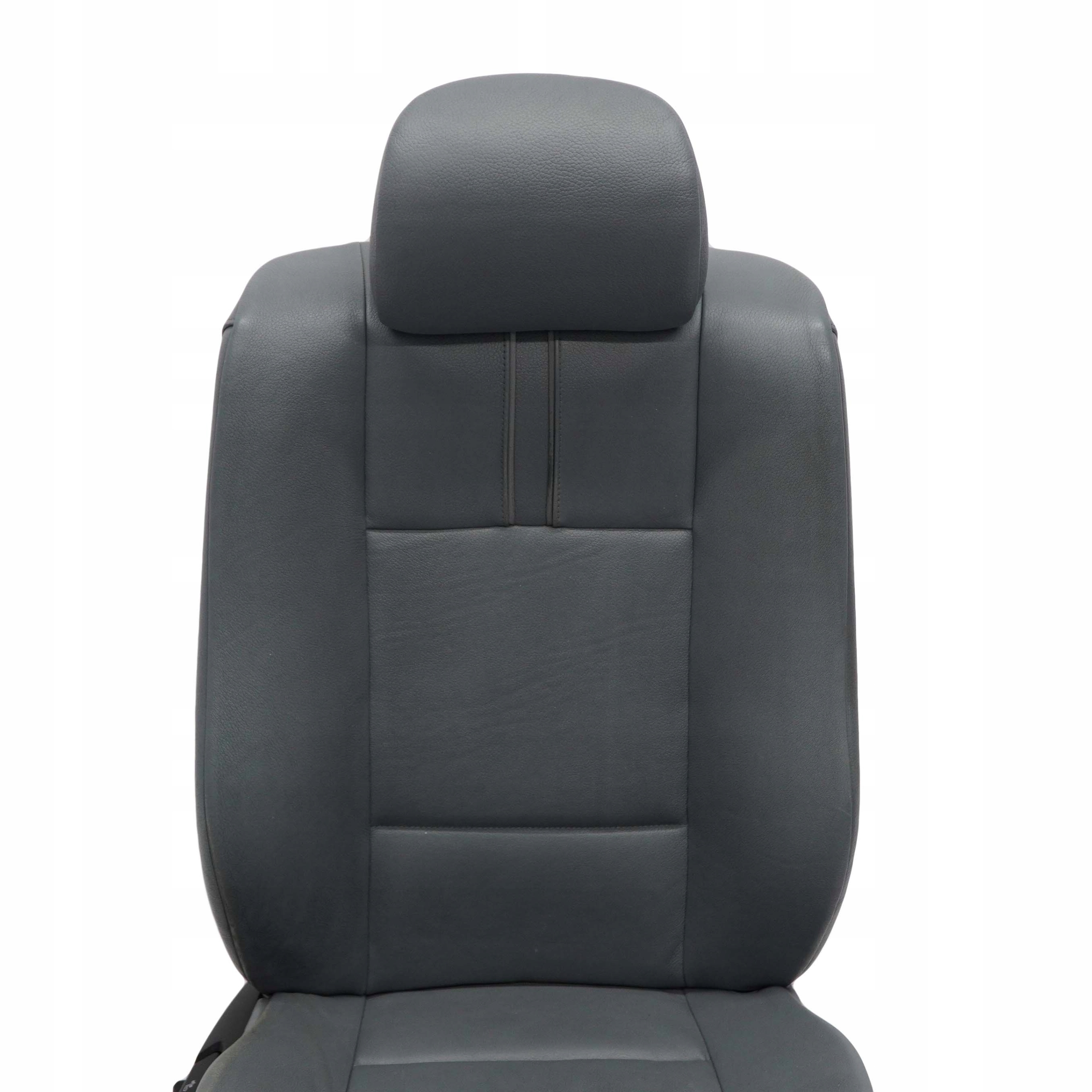 BMW X3 Series E83 Leather Ambiente Grey Blue Grau Leather Front Right O/S Seat