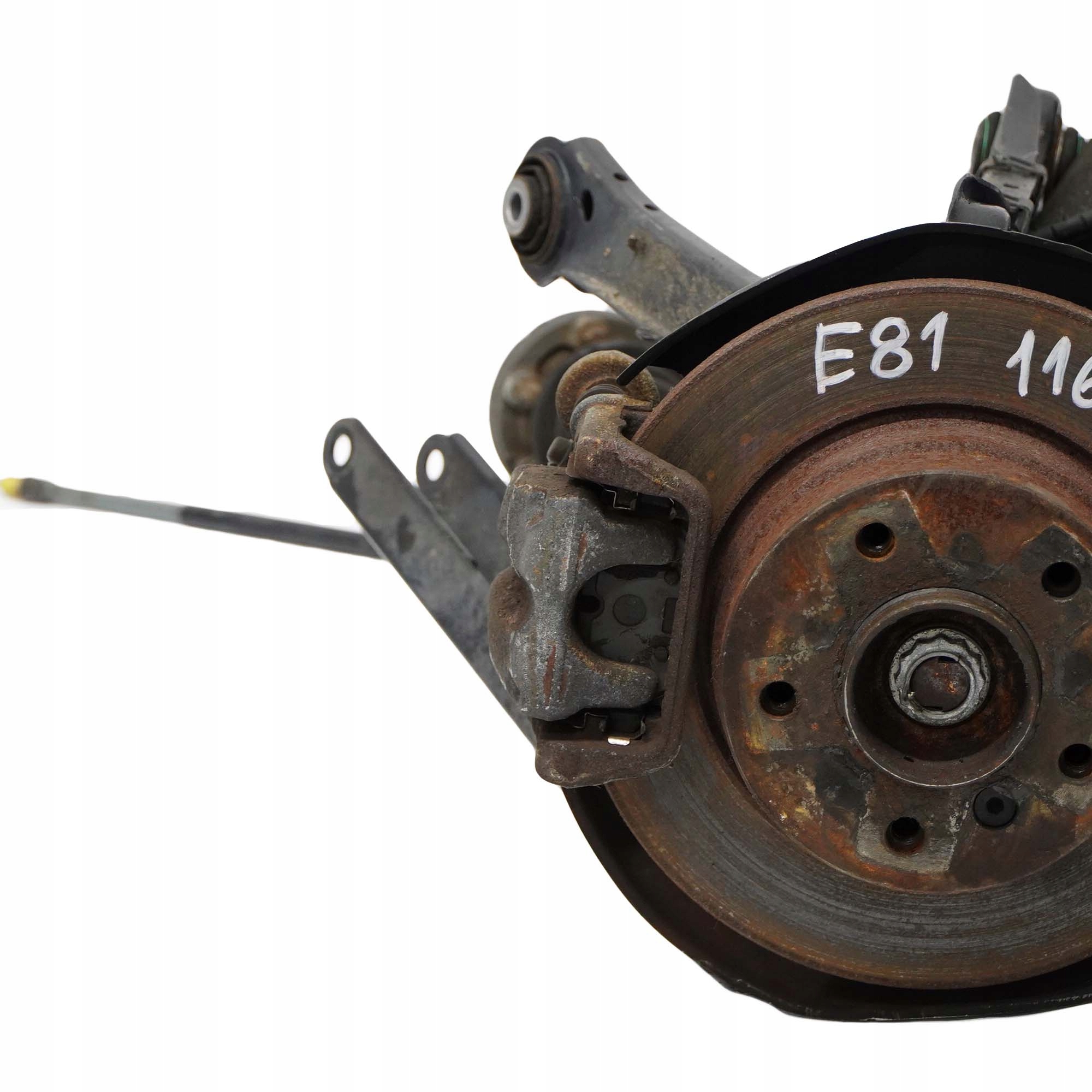 BMW 1 Series E81 116i 2.0 N43 Rear Left N/S Suspension Leg Axle Brake Disc