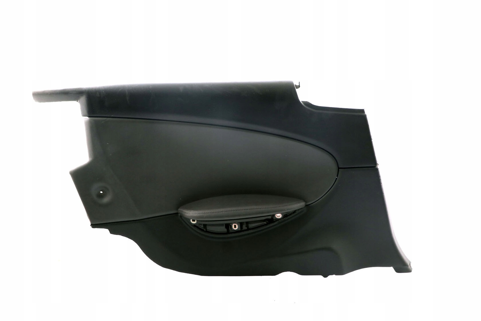 BMW 6 Series E63 Rear Left N/S Lateral Trim Panel Leather Pearl Black