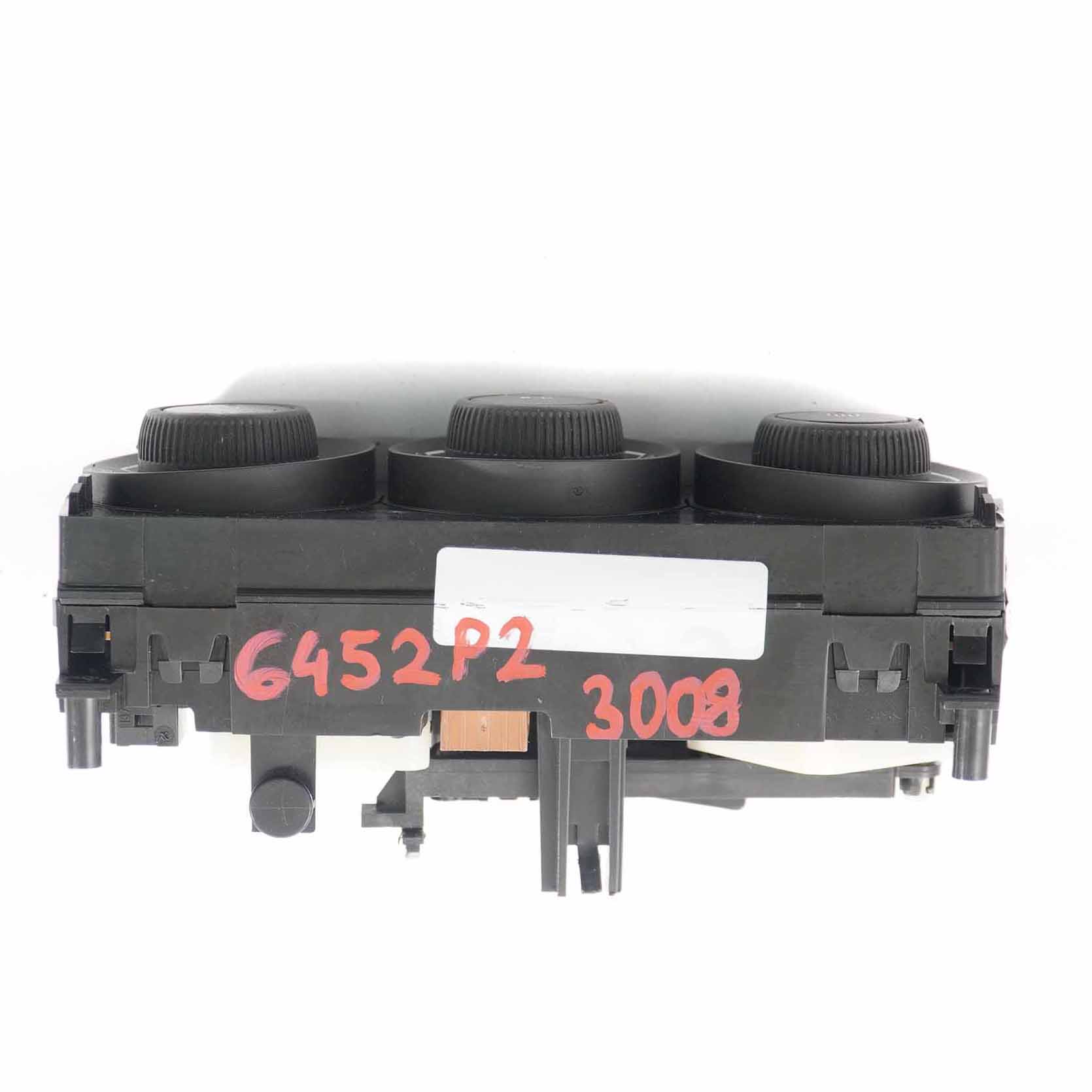 Peugeot 3008 Heater Climate Control A/C Air Con Unit Switch Panel 6452P2