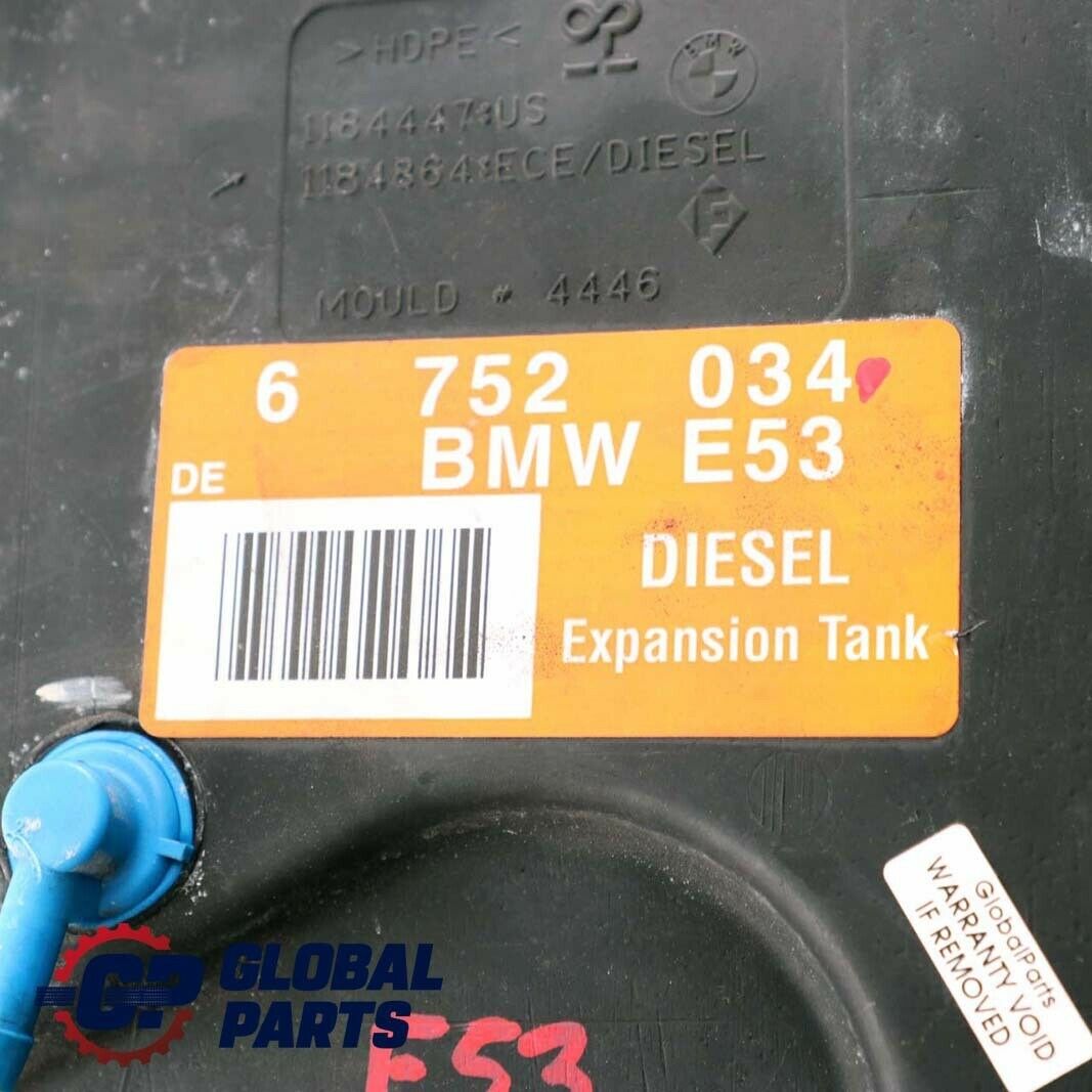 BMW X5 Series E53 Expansion Tank Diesel Fuel Supply 16116752034 6752034