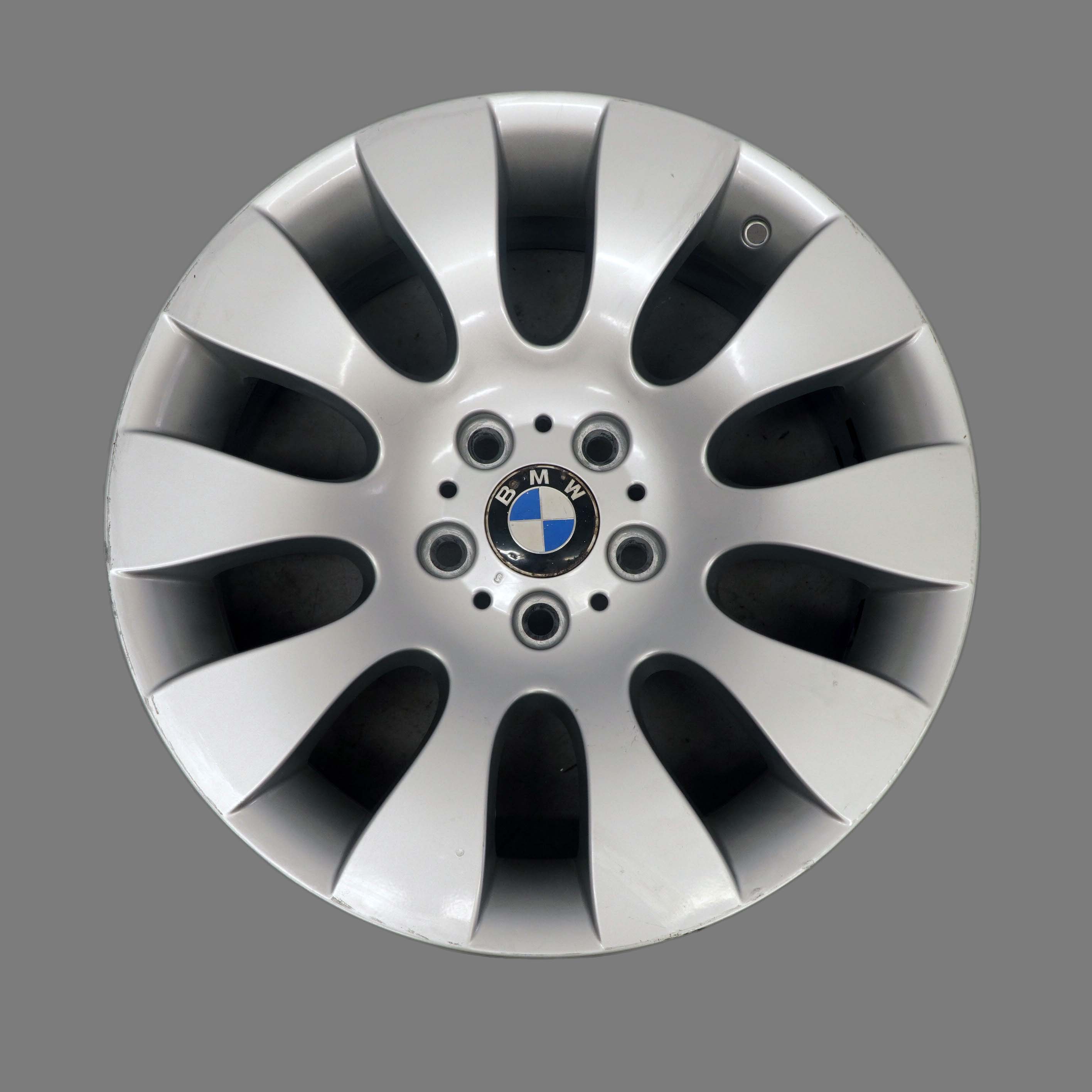 BMW E65 Silver Light Alloy Wheel Rim 18" Ellipsoid Styling 91 8J ET:24 6753237