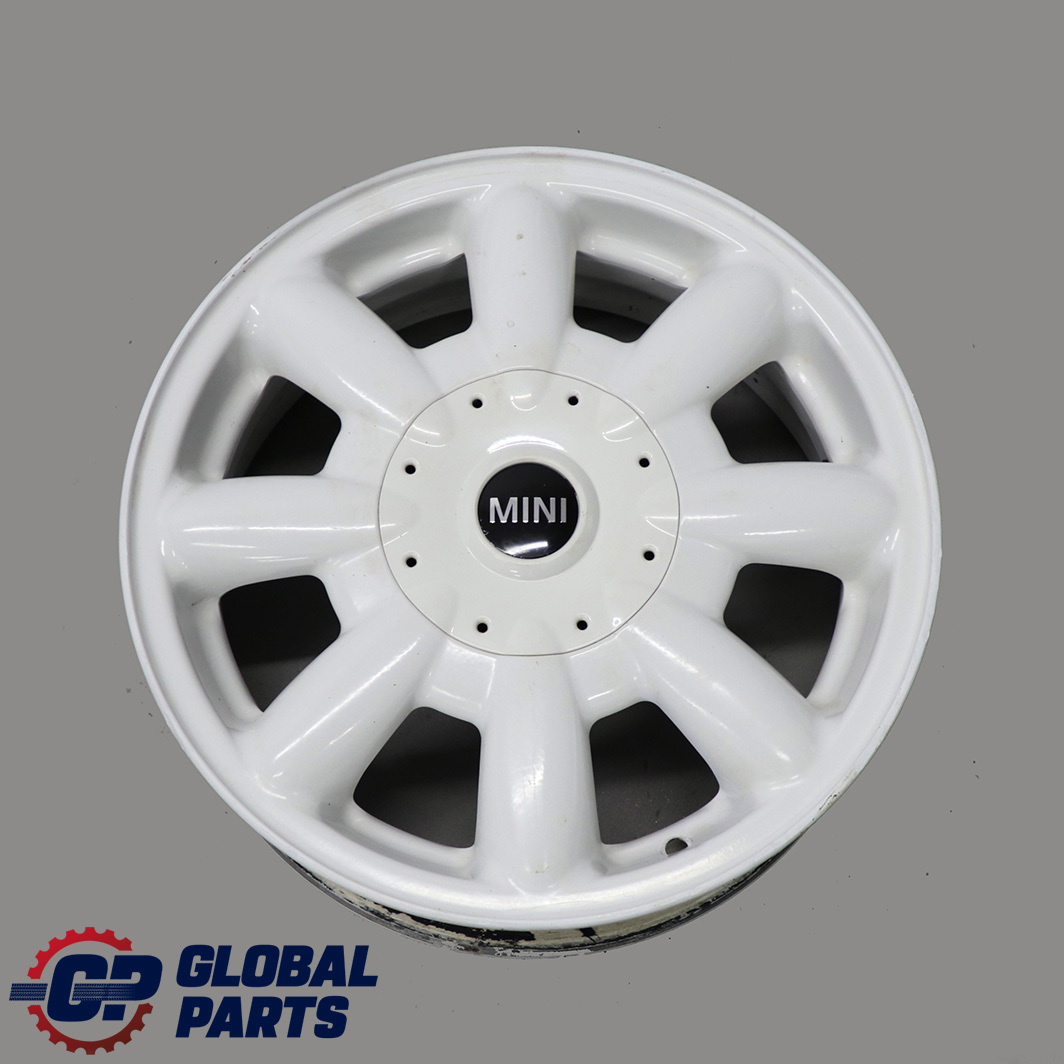 Mini Cooper One R50 R52 R53 White Wheel Alloy Rim 15" 5,5J ET:45 8-Spoke 82