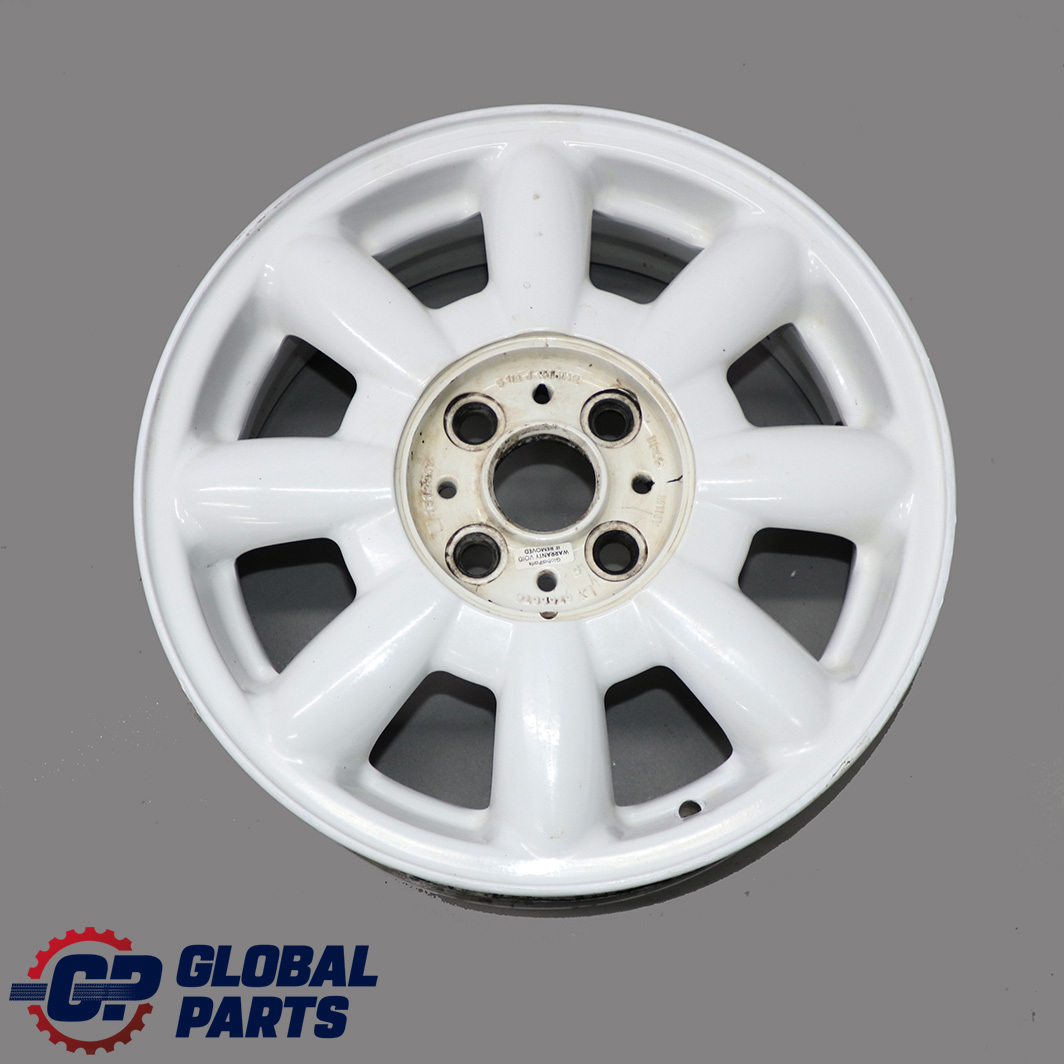 Mini Cooper One R50 R52 R53 White Wheel Alloy Rim 15" 5,5J ET:45 8-Spoke 82