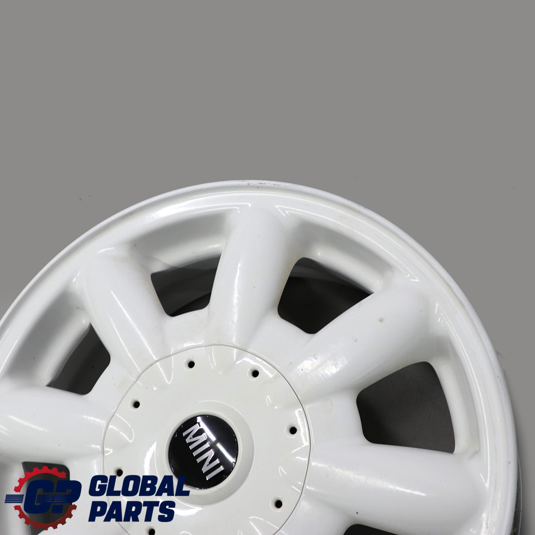 Mini Cooper One R50 R52 R53 White Wheel Alloy Rim 15" 5,5J ET:45 8-Spoke 82