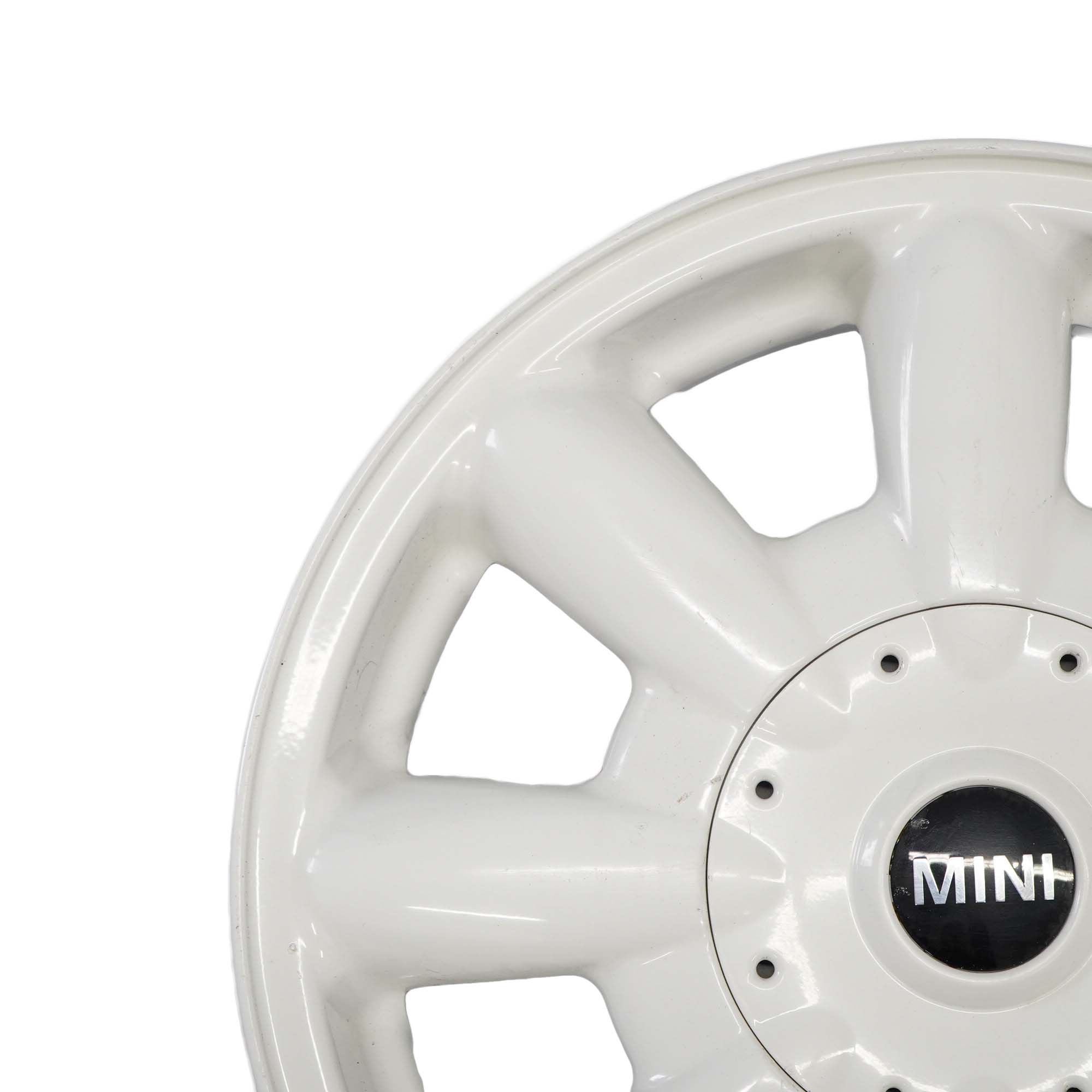 Mini Cooper One R50 R52 R53 White Wheel Alloy Rim 15" ET:45 5,5J 8-Spoke 82