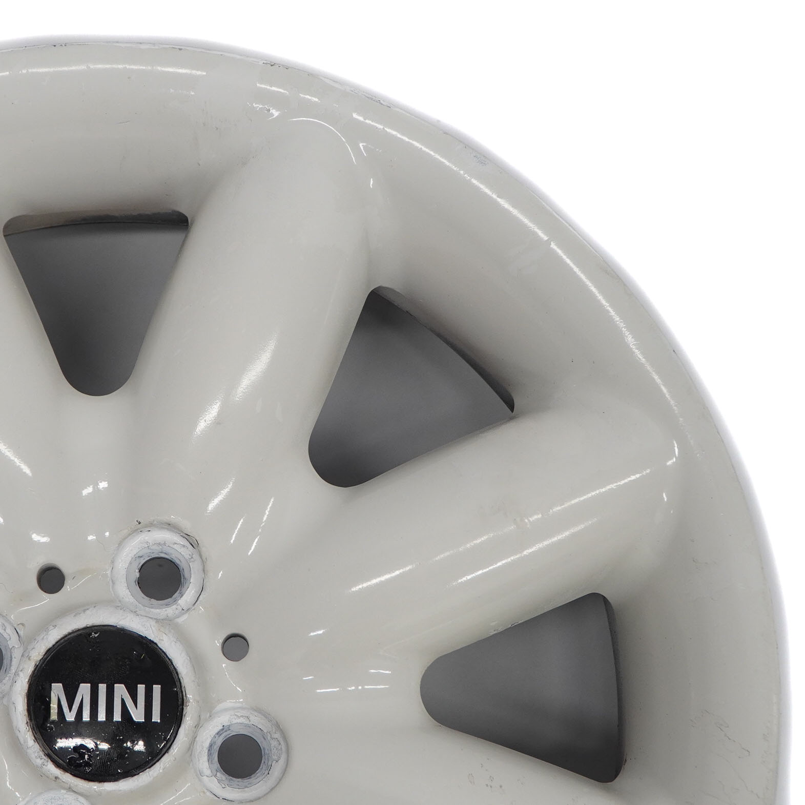 Mini Cooper One R50 R53 R55 R56 White Wheel Alloy Rim 17" 7J ET:48 S-Spoke 85