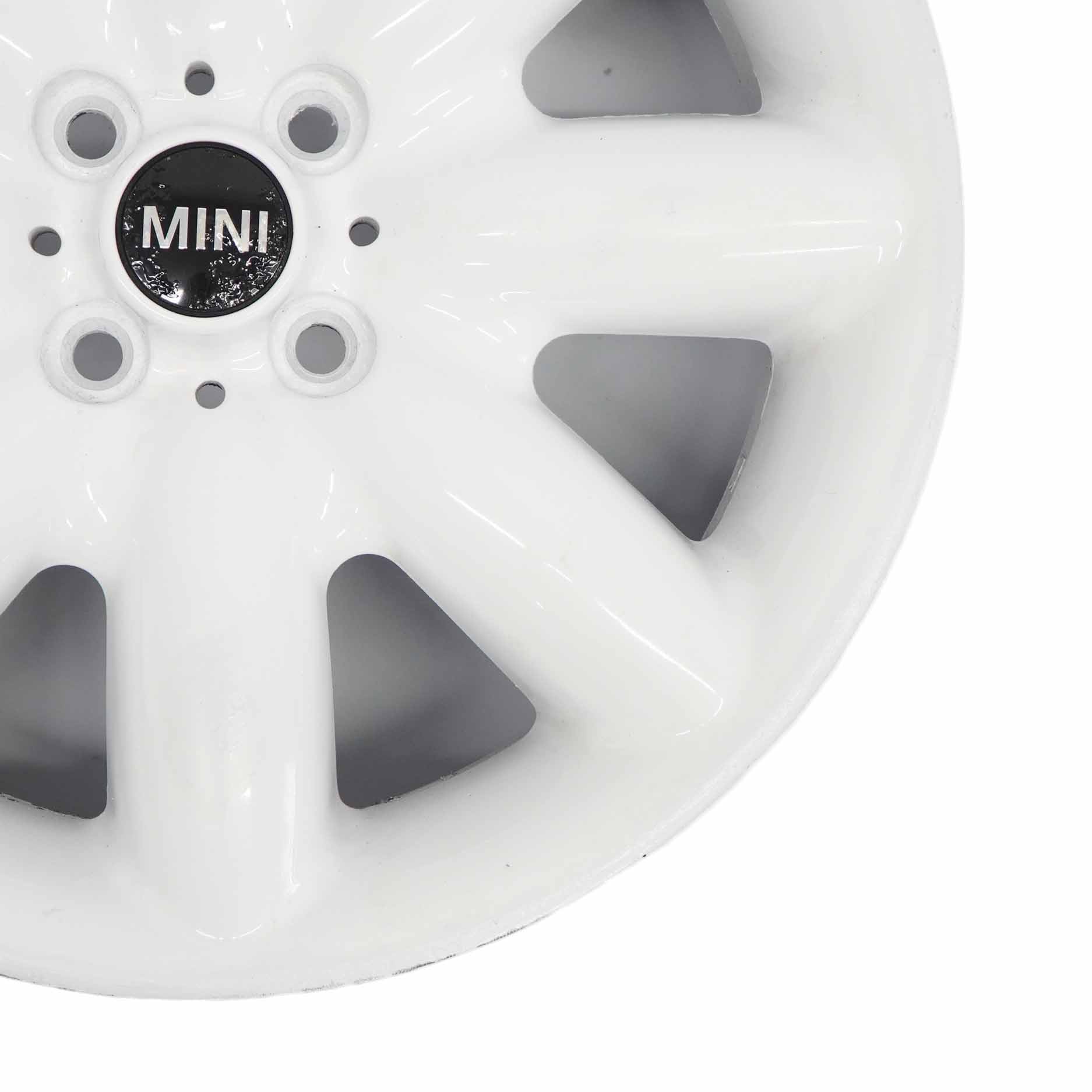 Mini Cooper One R50 R53 R55 R56 White Wheel Alloy Rim 17" 7J ET:48 S-Spoke 85