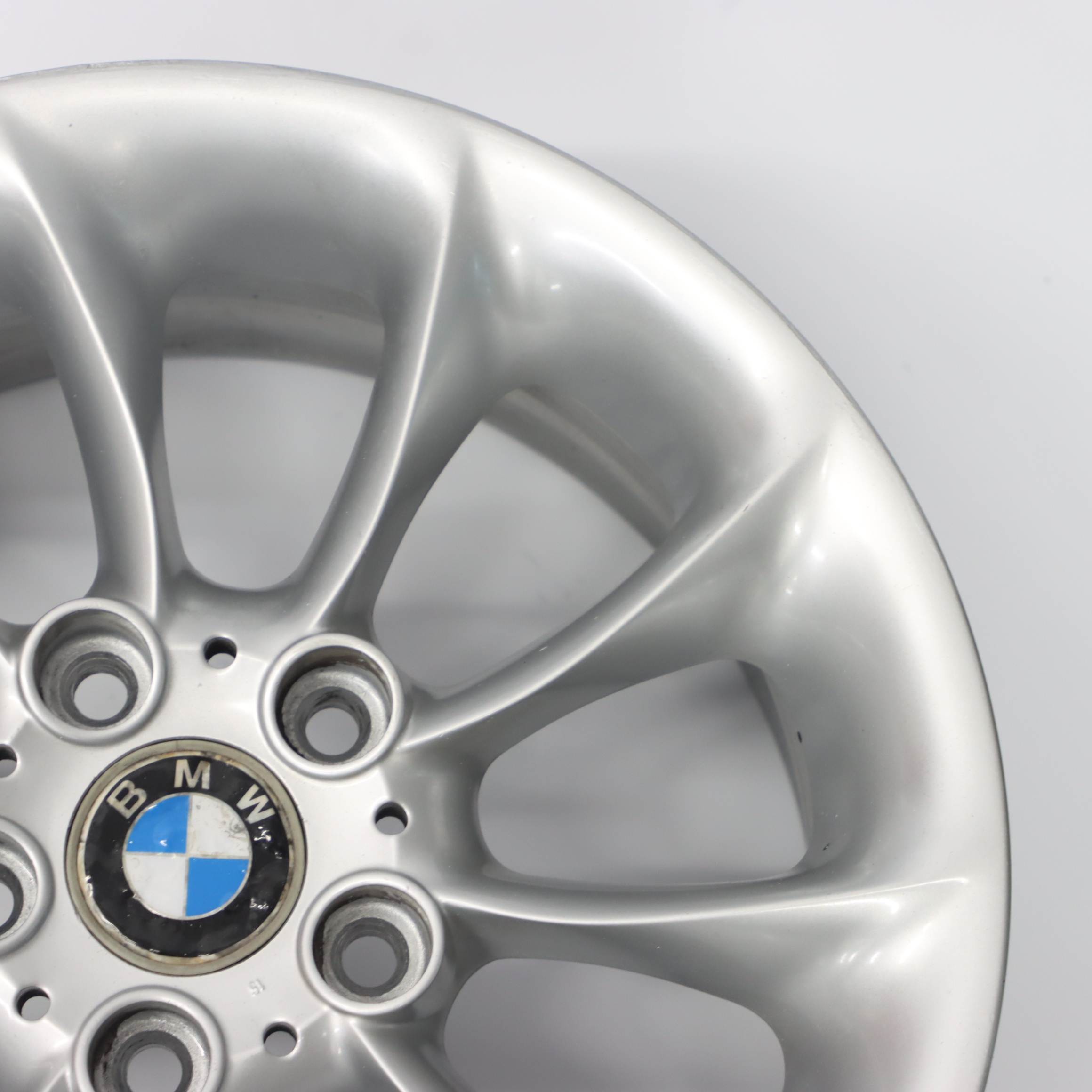 BMW Z4 E85 Silver Wheel Rim 17" 8J ET:47 Turbine Styling 106 6758191