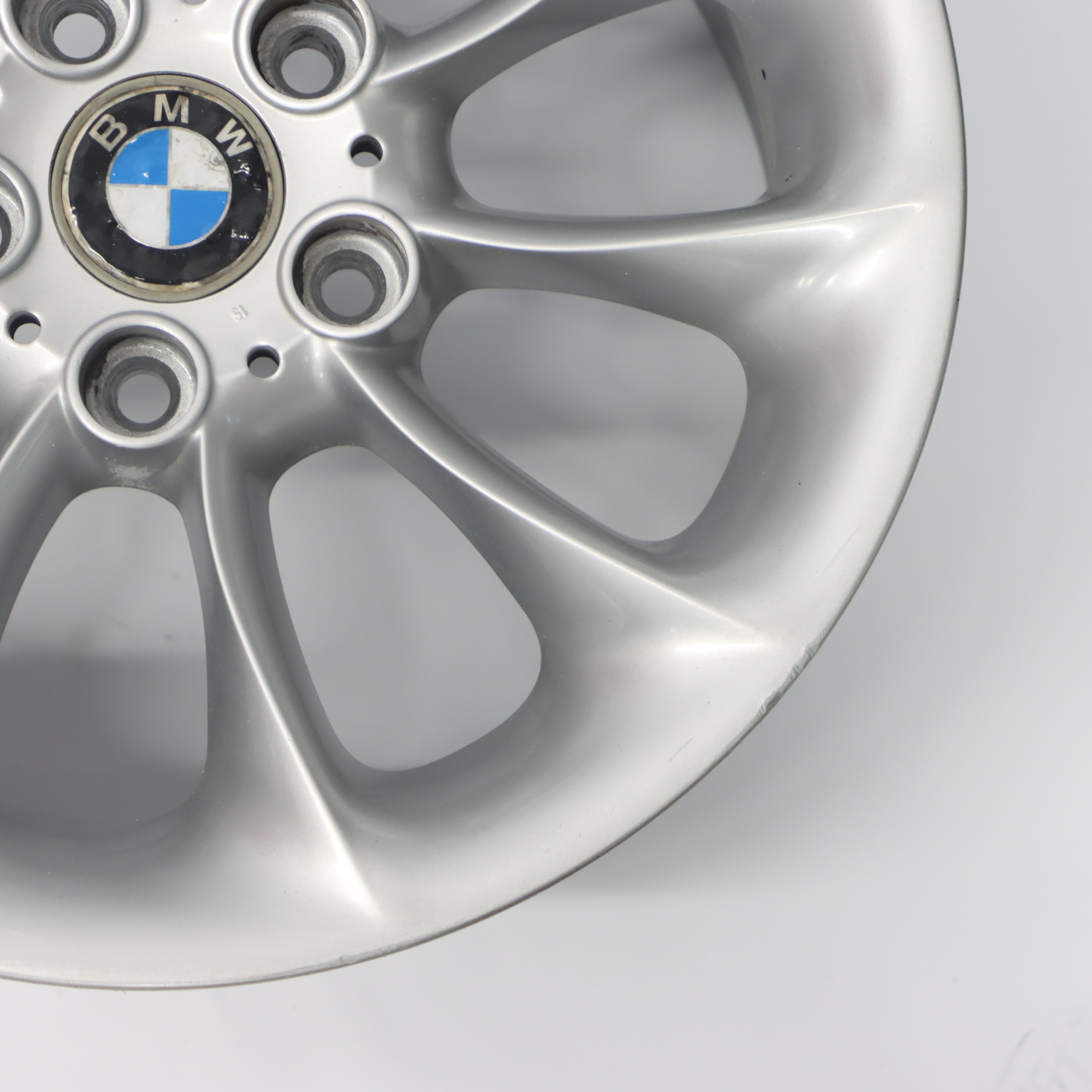 BMW Z4 E85 Silver Wheel Rim 17" 8J ET:47 Turbine Styling 106 6758191