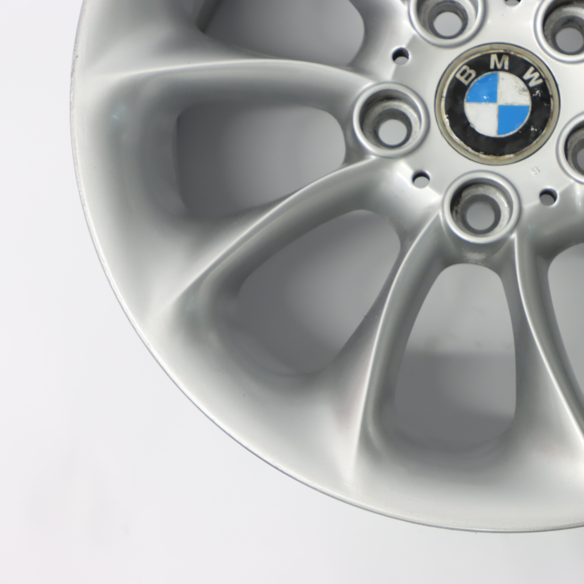 BMW Z4 E85 Silver Wheel Rim 17" 8J ET:47 Turbine Styling 106 6758191