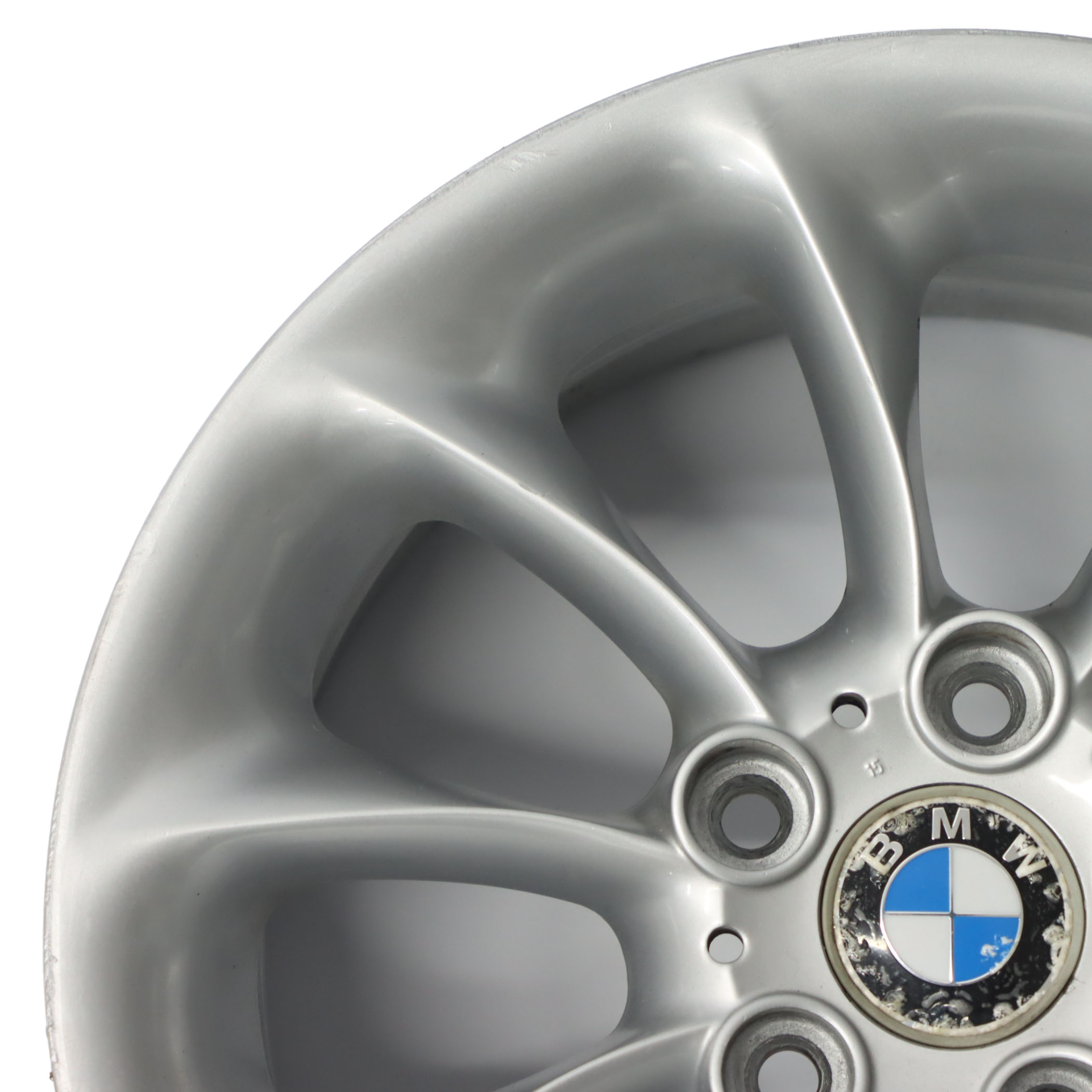 BMW Z4 Series E85 Silver Wheel Rim 17" 8J ET:47 Turbine Styling 106 6758191