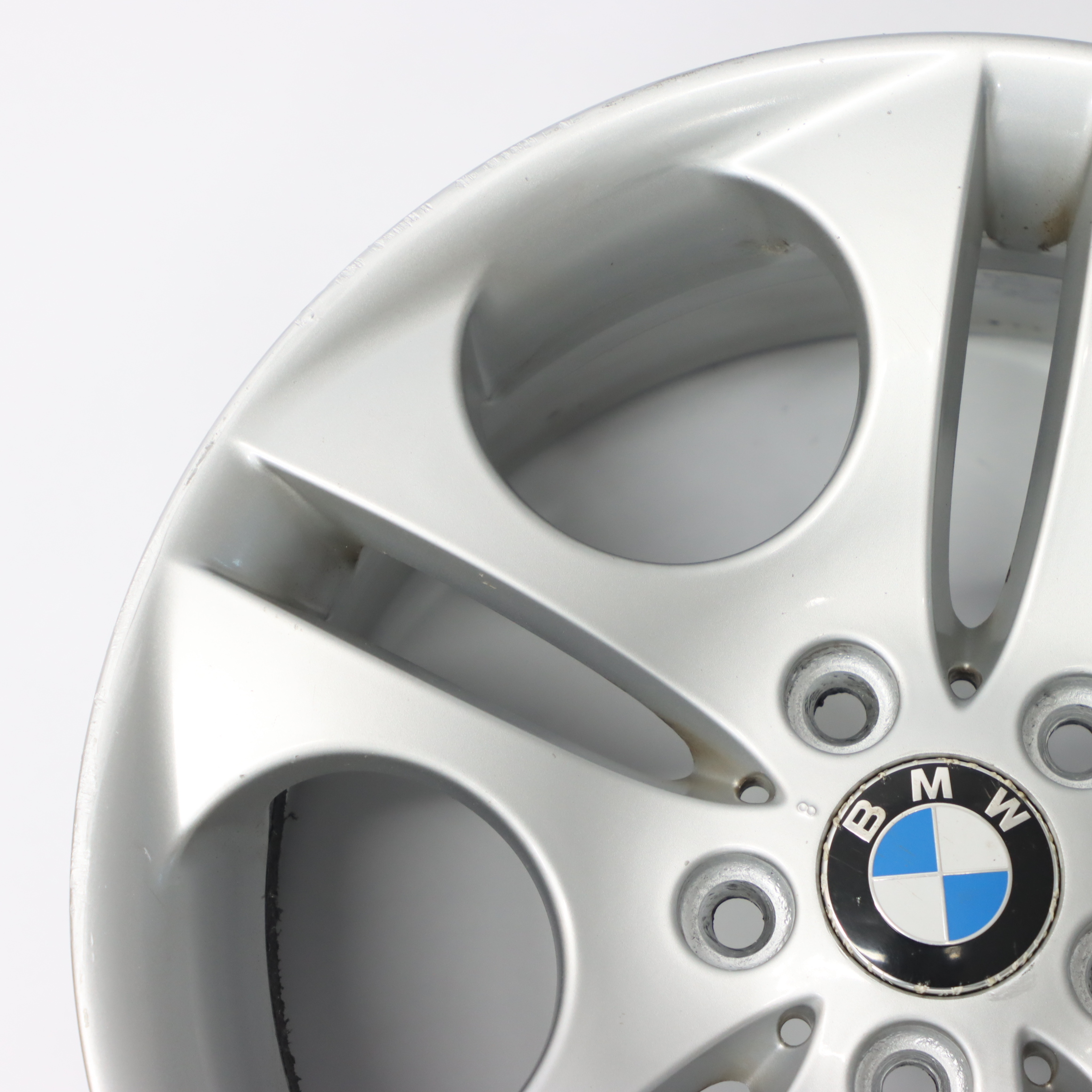 BMW Z4 E85 Rear Silver Wheel Alloy Rim 18" Ellipsoid Styling 107 8,5J ET:50