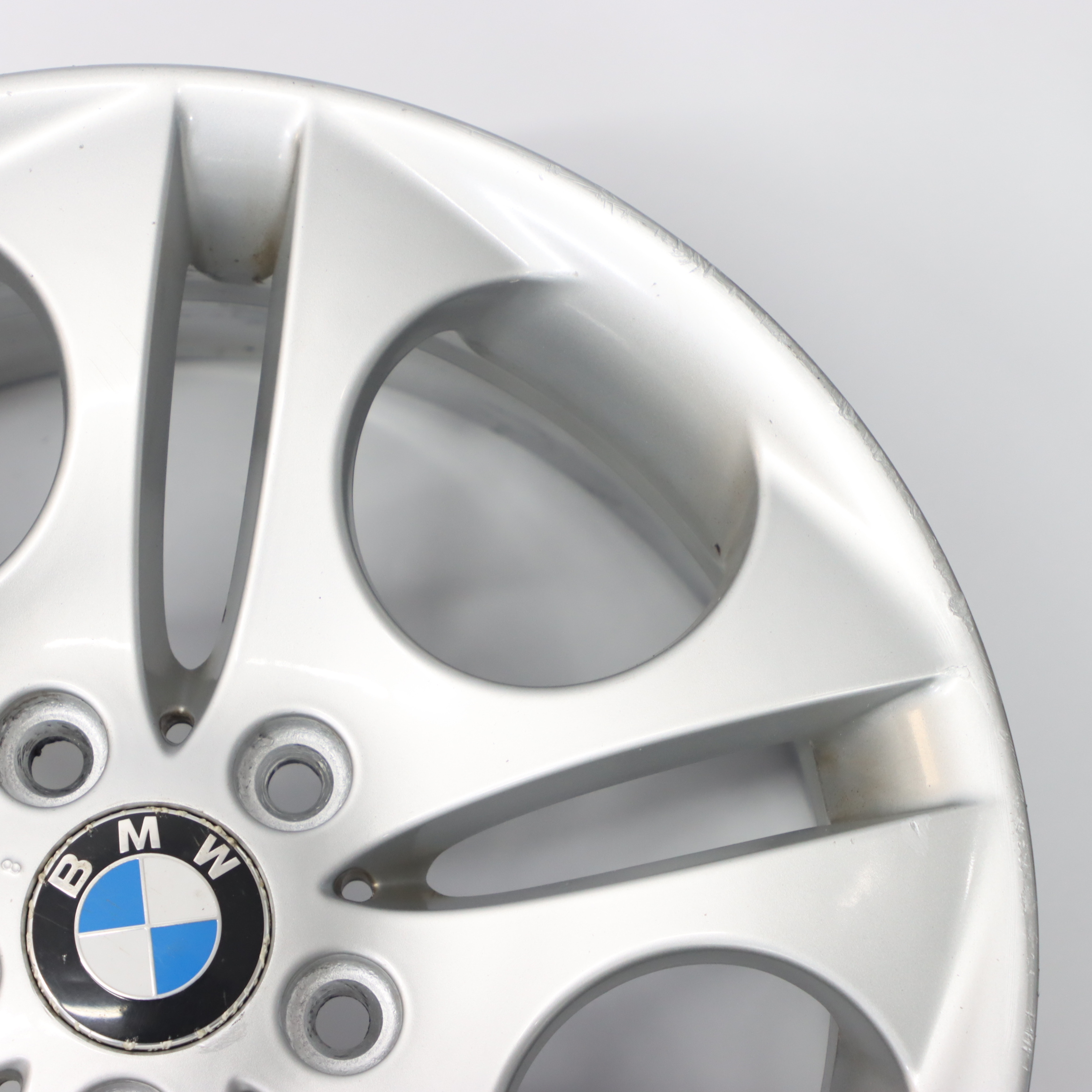 BMW Z4 E85 Rear Silver Wheel Alloy Rim 18" Ellipsoid Styling 107 8,5J ET:50