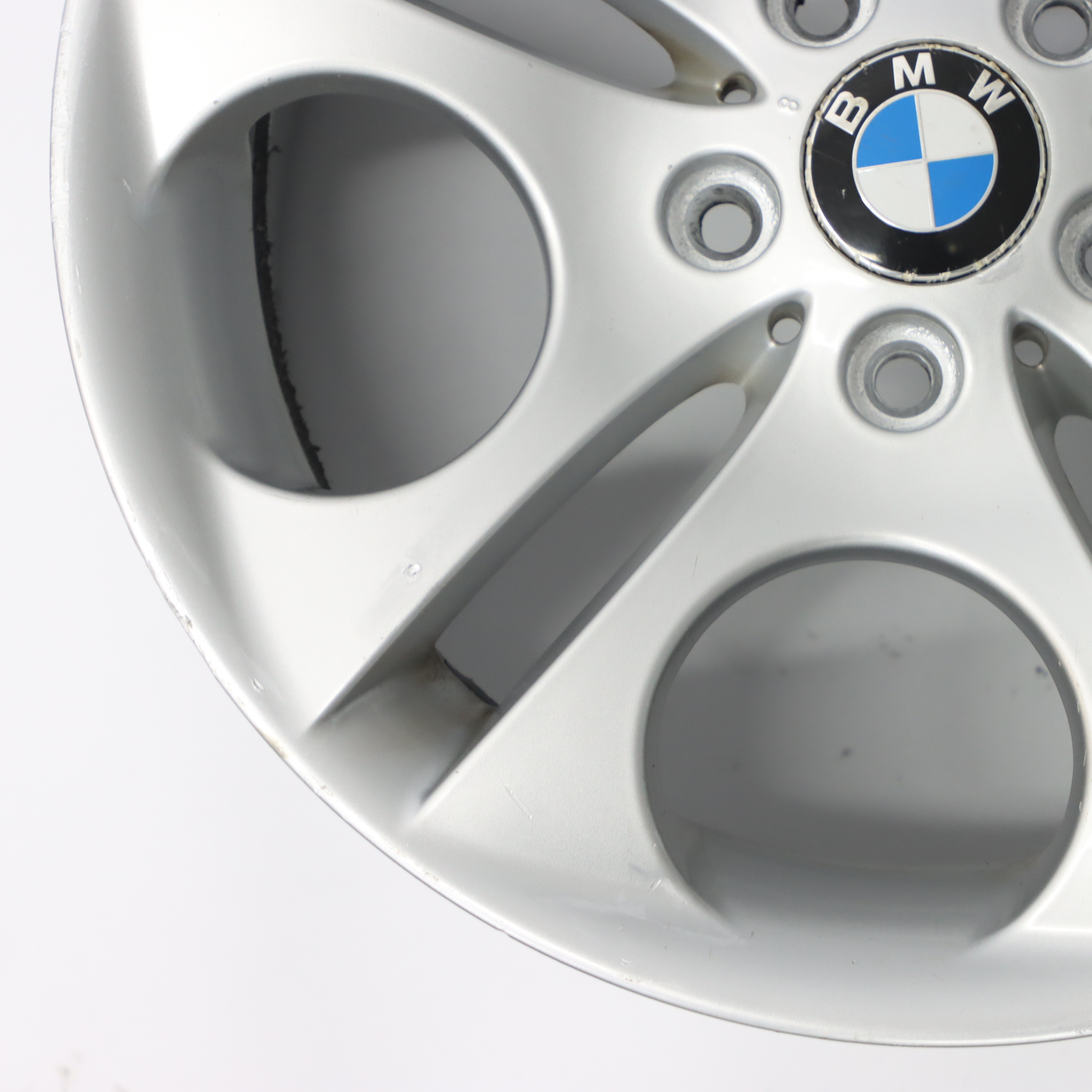 BMW Z4 E85 Rear Silver Wheel Alloy Rim 18" Ellipsoid Styling 107 8,5J ET:50