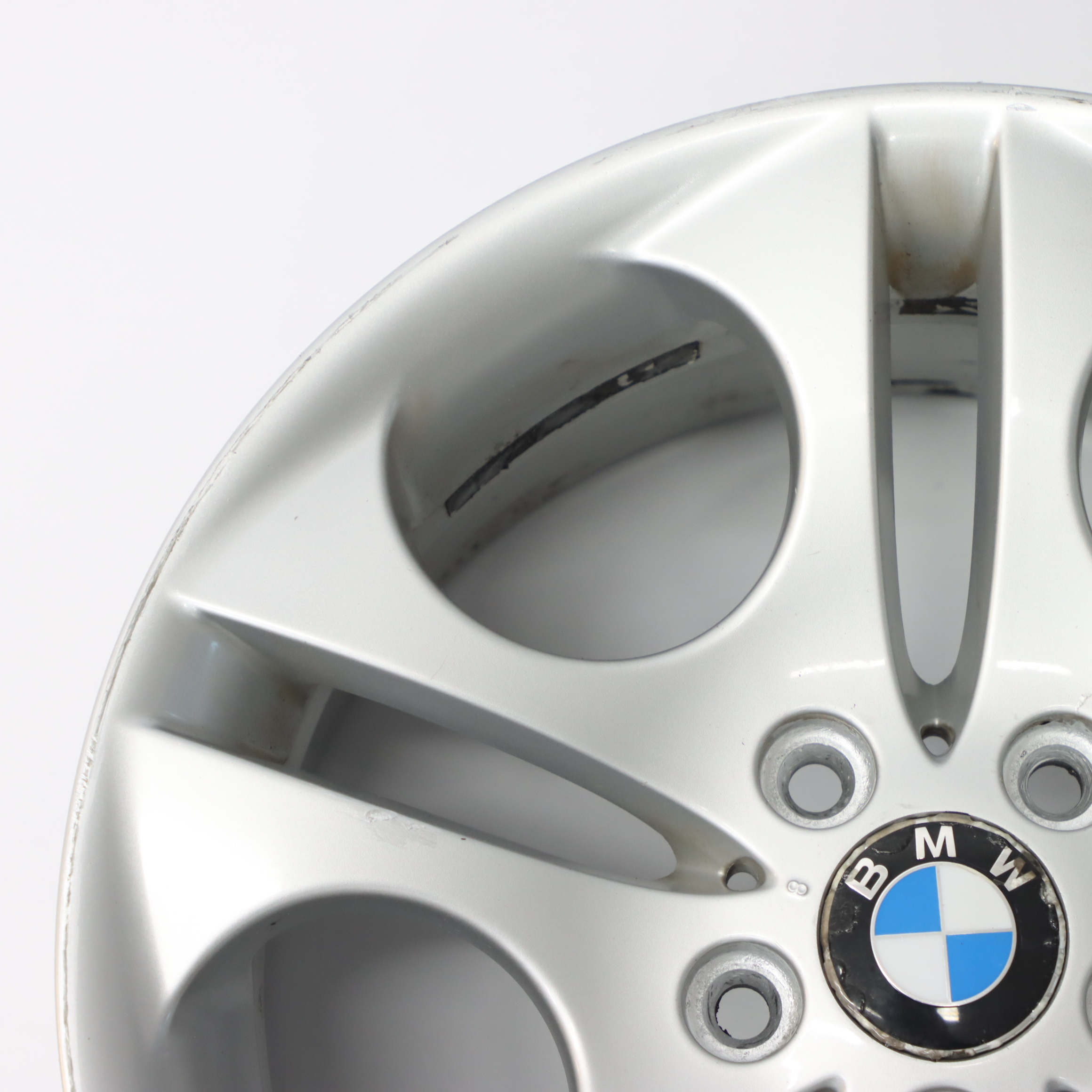 BMW Z4 E85 Rear Silver Wheel Alloy Rim 18" Ellipsoid Styling 107 8,5J ET:50