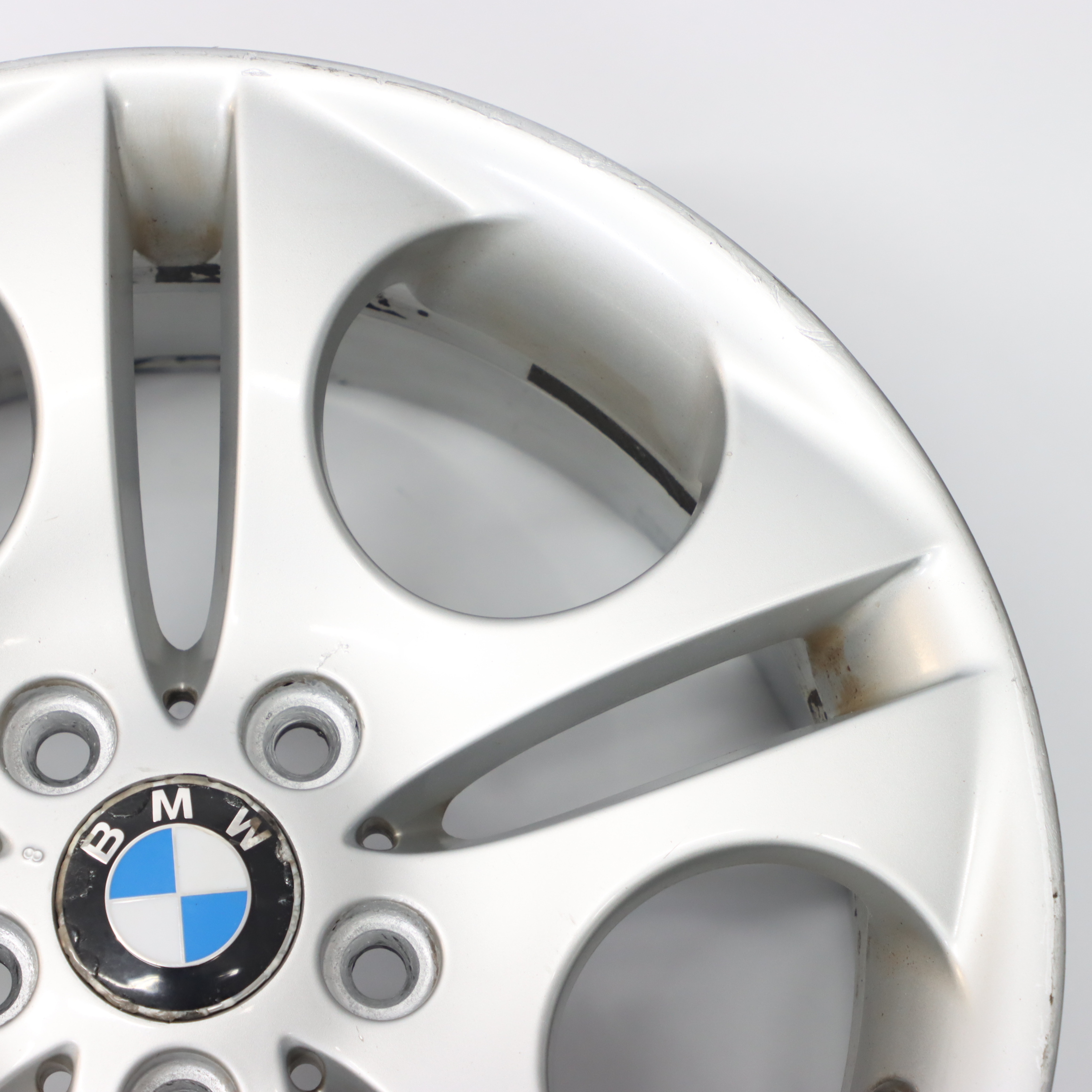 BMW Z4 E85 Rear Silver Wheel Alloy Rim 18" Ellipsoid Styling 107 8,5J ET:50