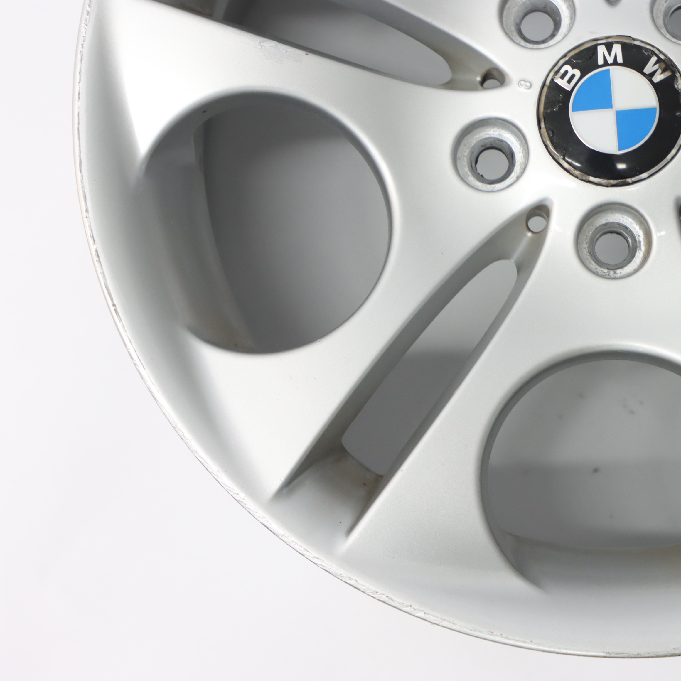 BMW Z4 E85 Rear Silver Wheel Alloy Rim 18" Ellipsoid Styling 107 8,5J ET:50