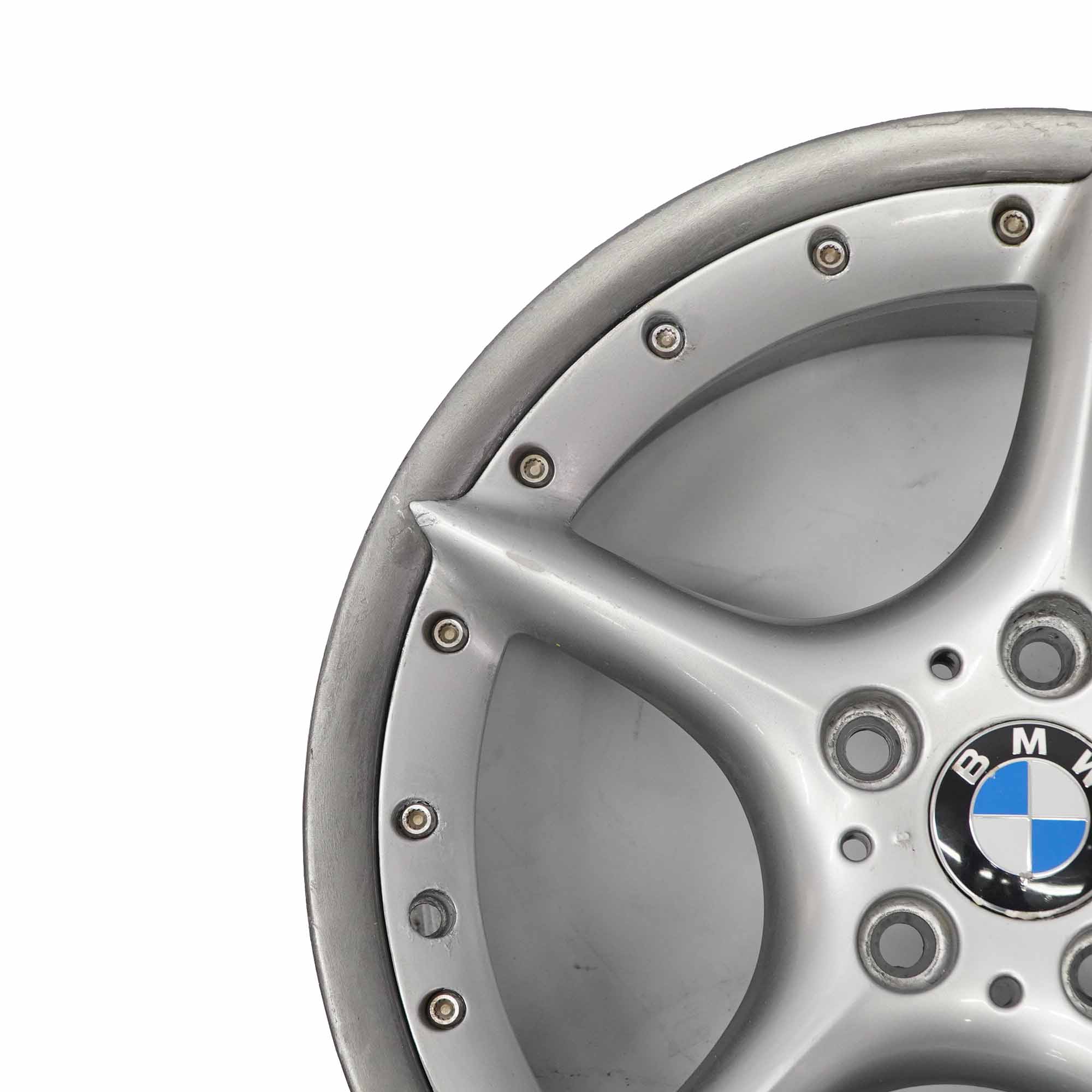 BMW Z4 Series E85 E86 Silver Rear Wheel Alloy Rim 18" 8,5J ET:50 Star Spoke 108