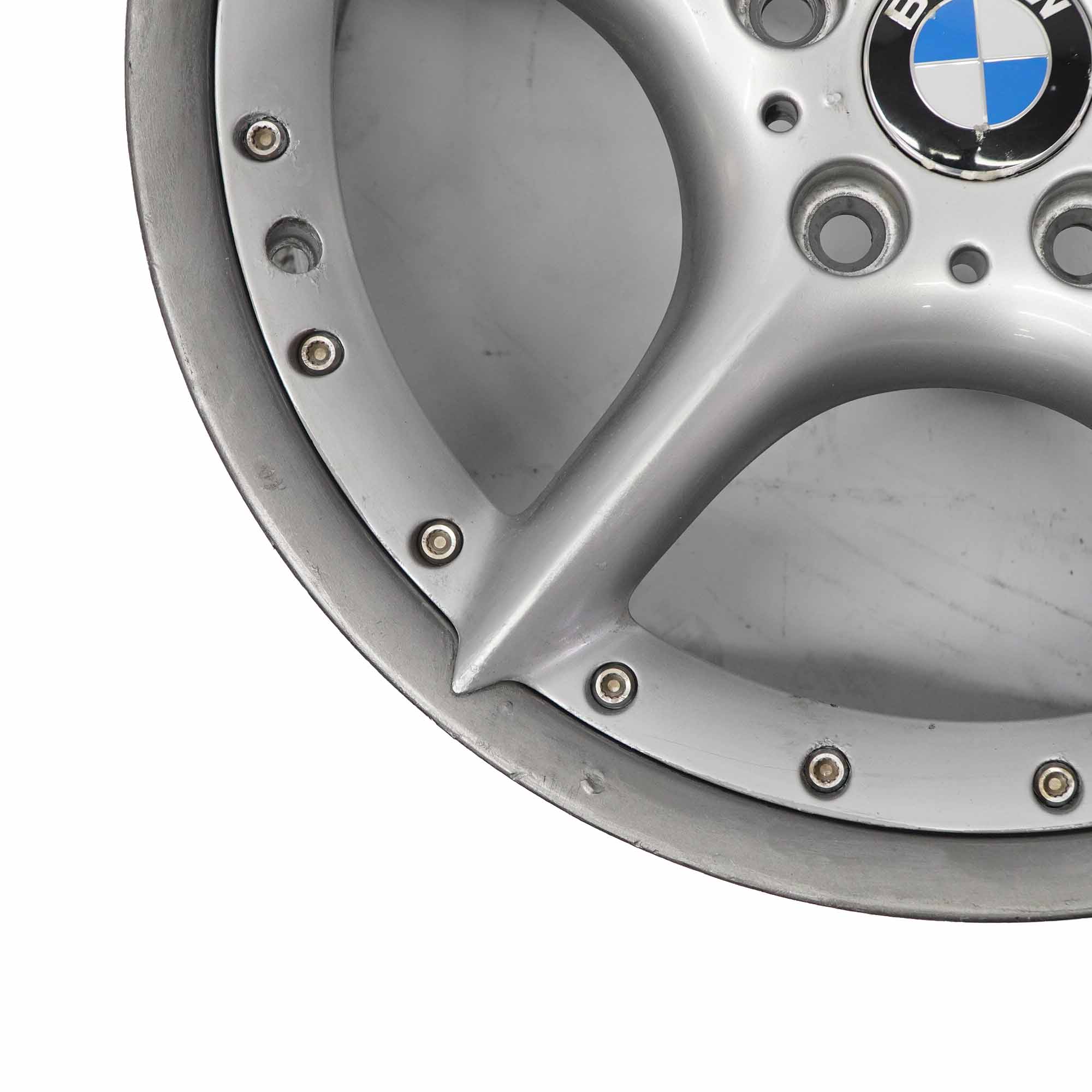 BMW Z4 Series E85 E86 Silver Rear Wheel Alloy Rim 18" 8,5J ET:50 Star Spoke 108