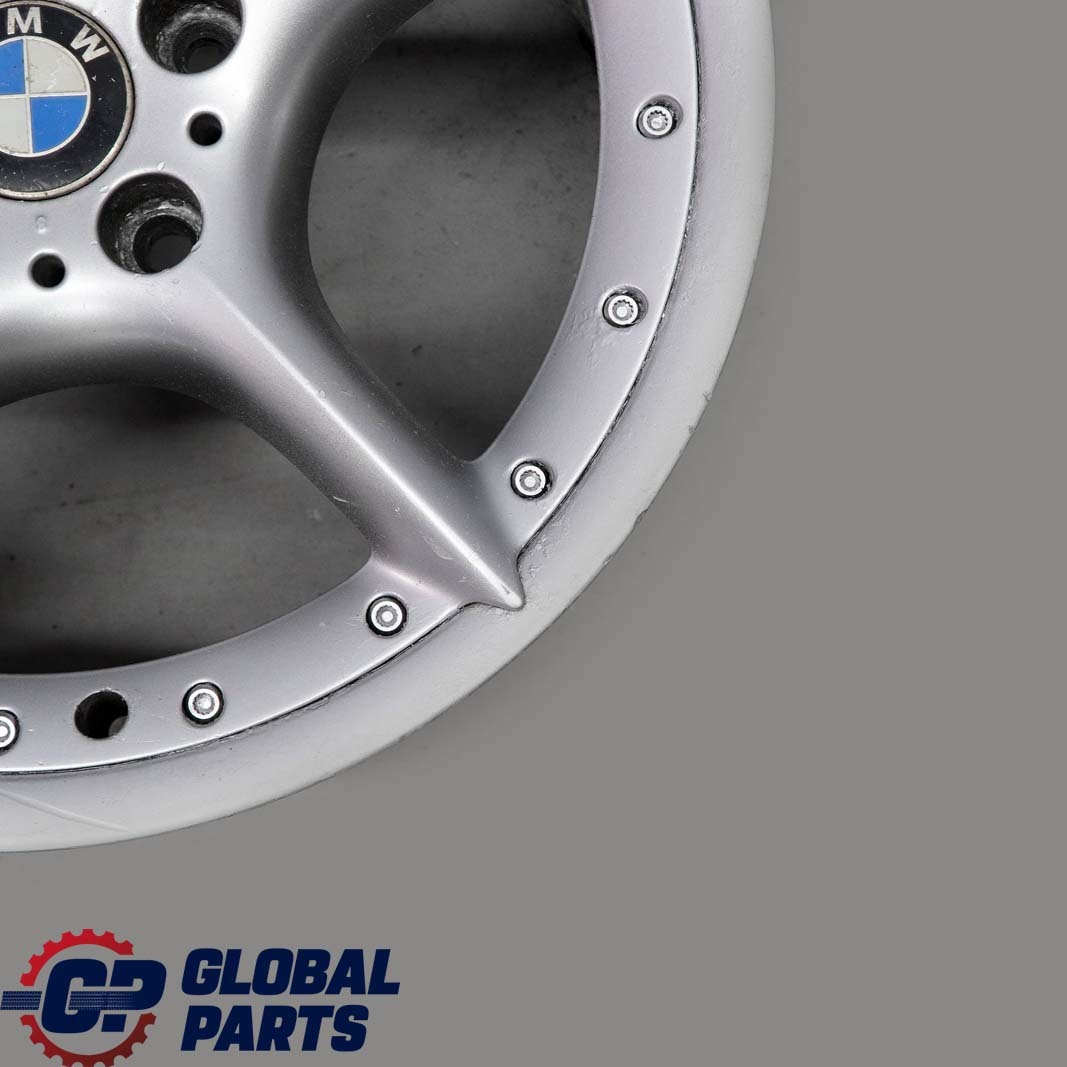 BMW Z4 Series E85 Silver Rear Wheel Alloy Rim 18" 8,5J ET:50 Star Spoke 108 BBS