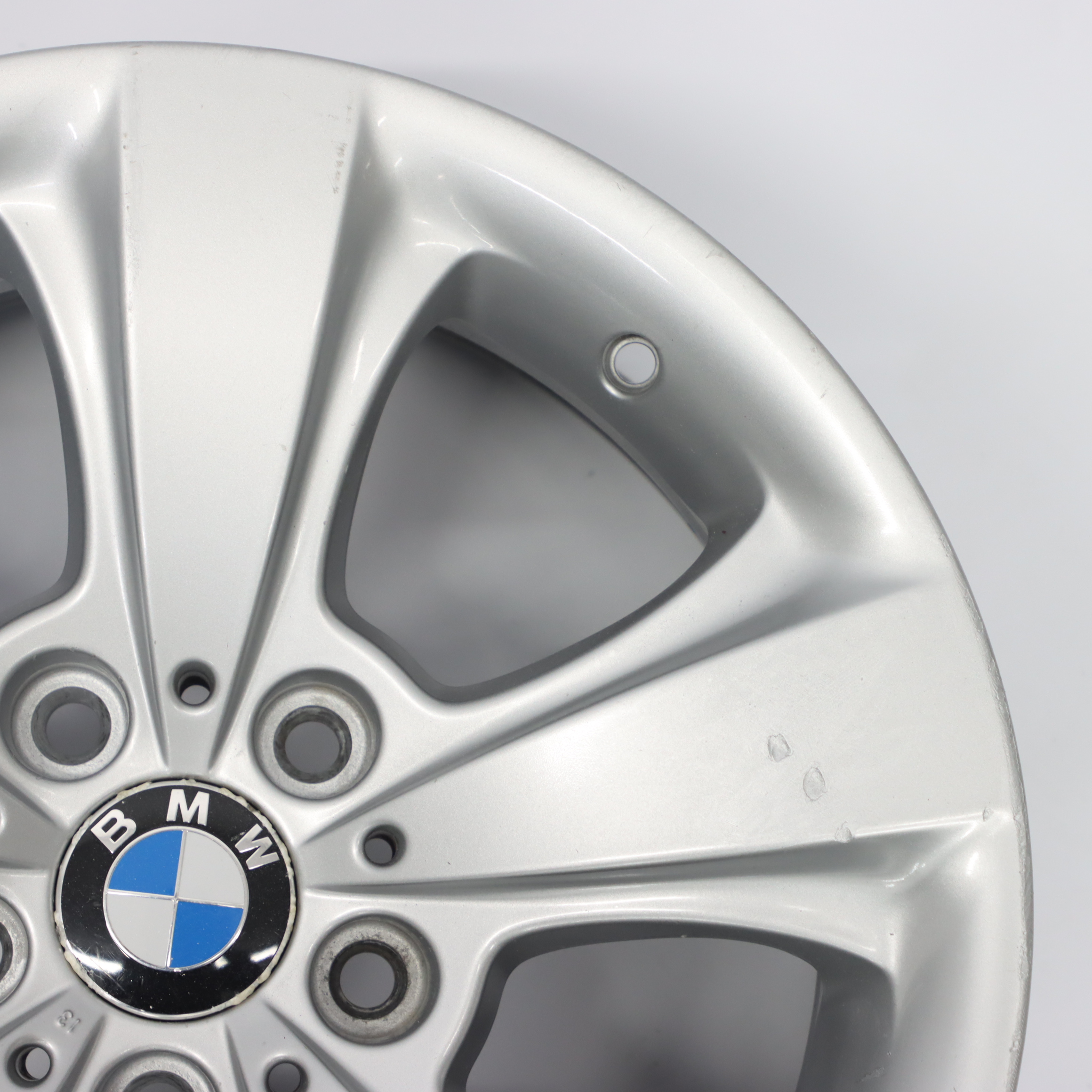 Wheel Rim BMW E63 E64 Silver Alloy 17" Star Spoke 117 7,5J ET:14 6758776